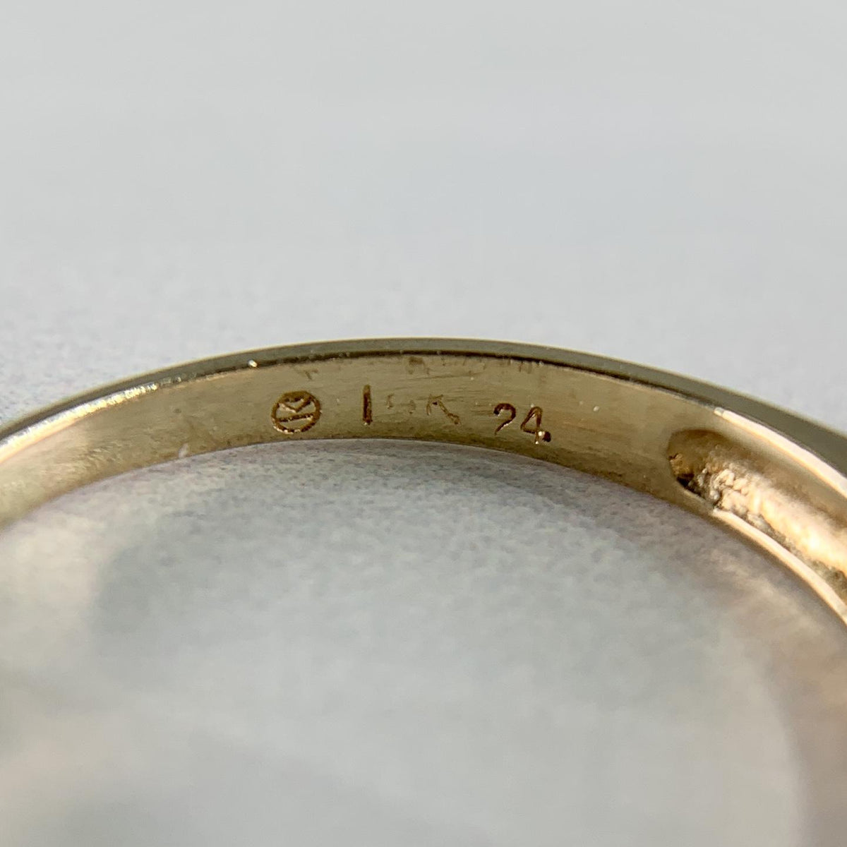 Channel Set Diamond Band Ring 14k Yellow Gold
