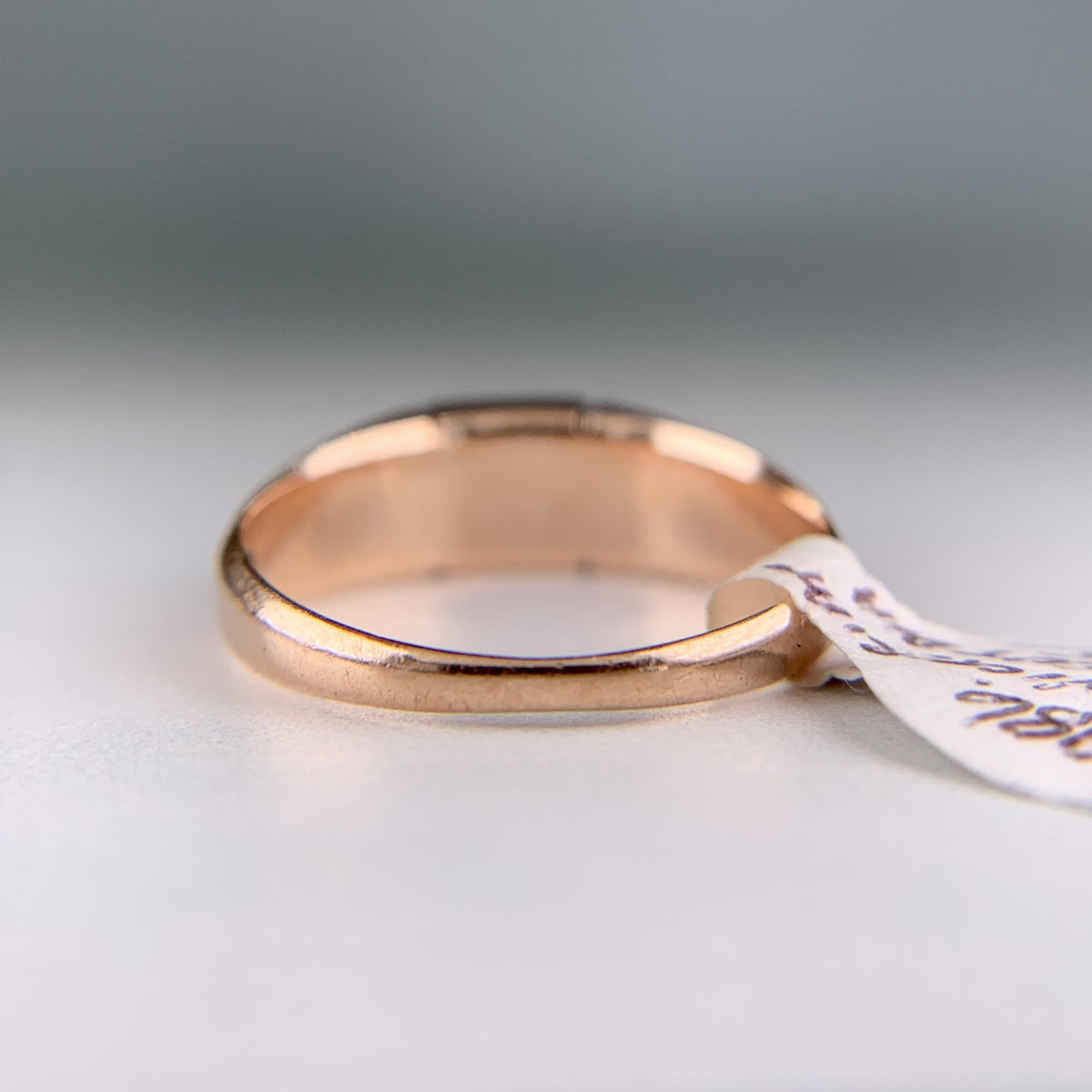 Antique 1890's Victorian Rose Cut Diamond Signet Ring 14k