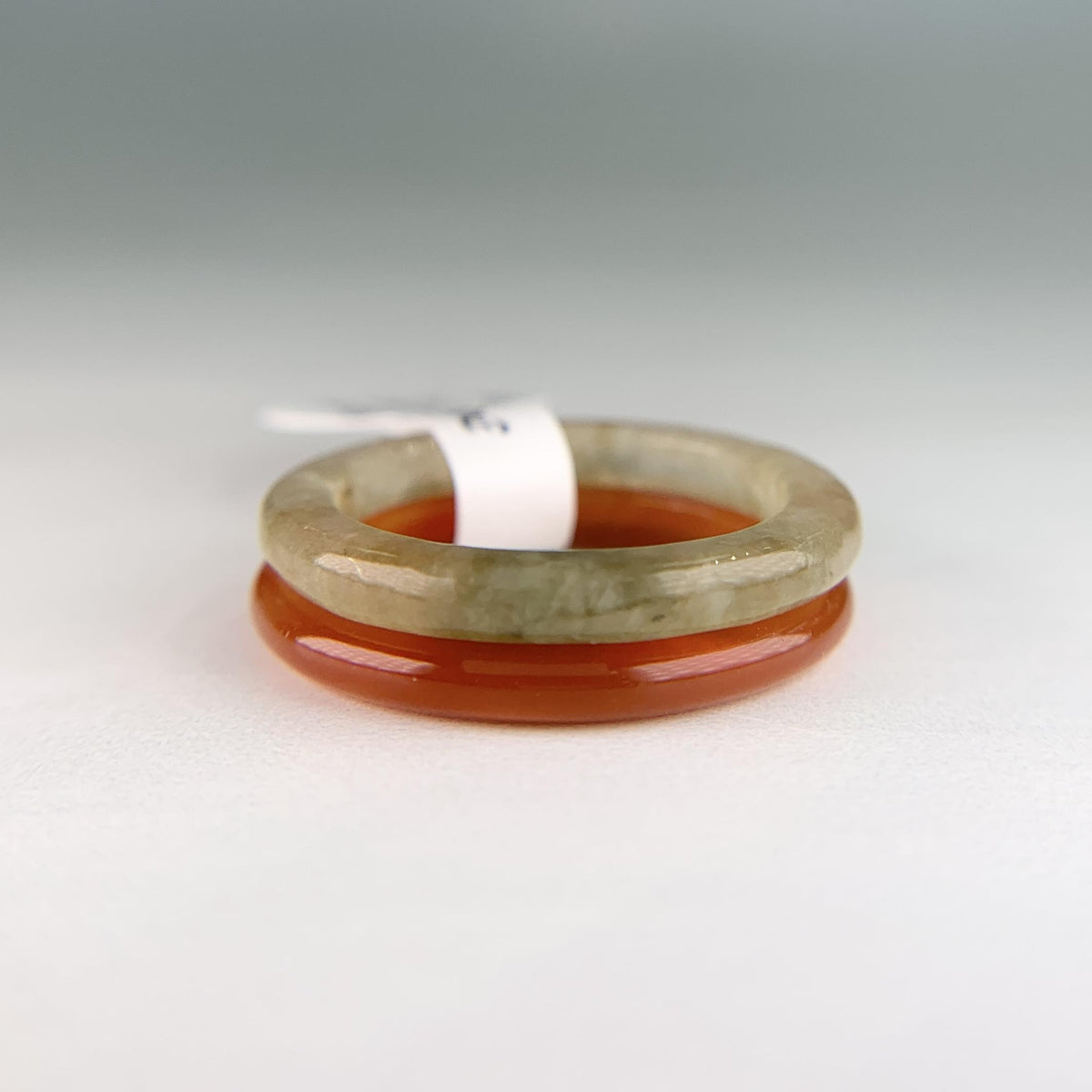 Pair of Nephrite Jade Stacking Bands