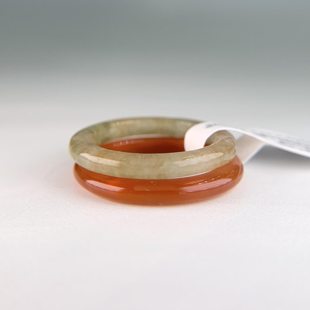 Pair of Nephrite Jade Stacking Bands