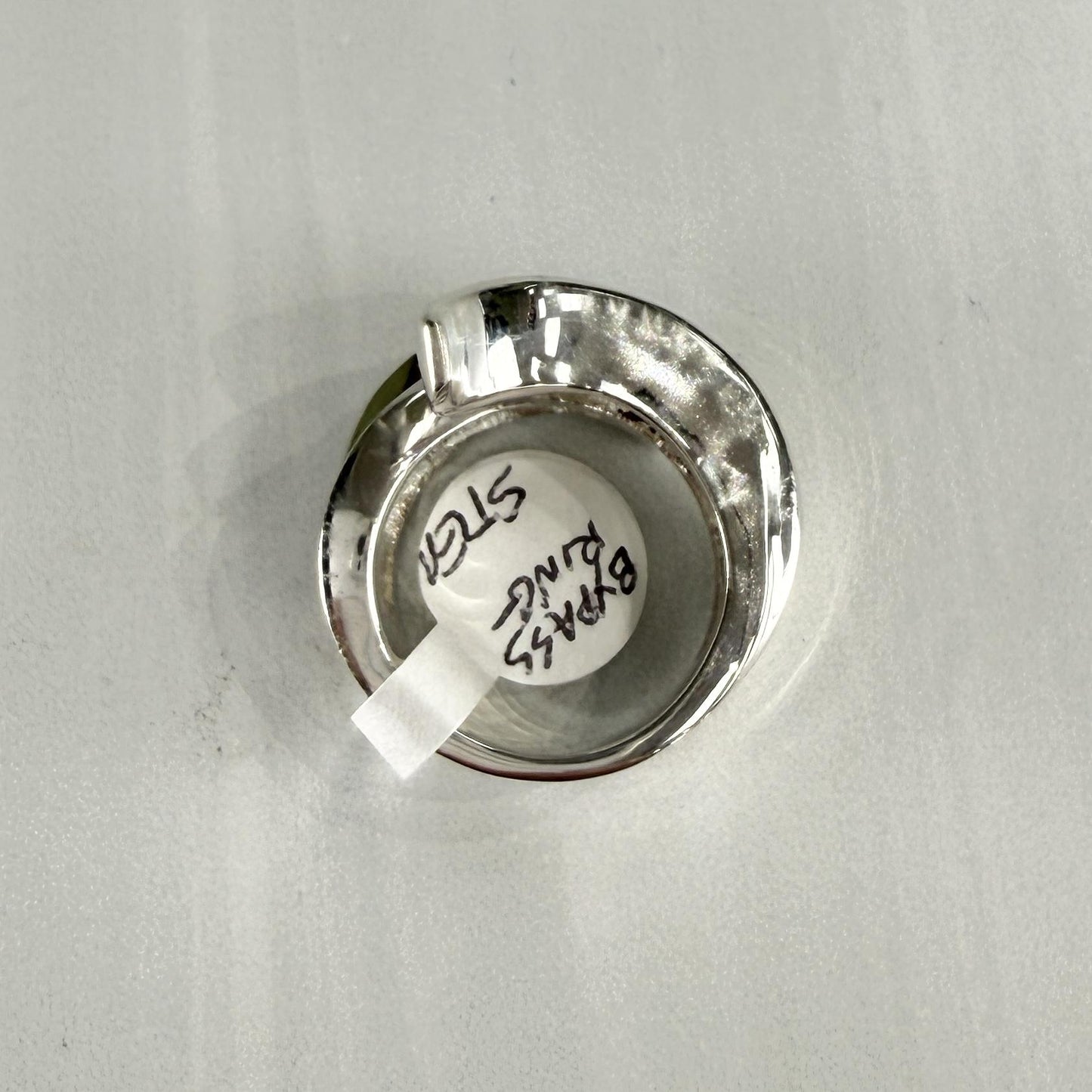 Sterling Silver Wide Swirl Bypass Ring