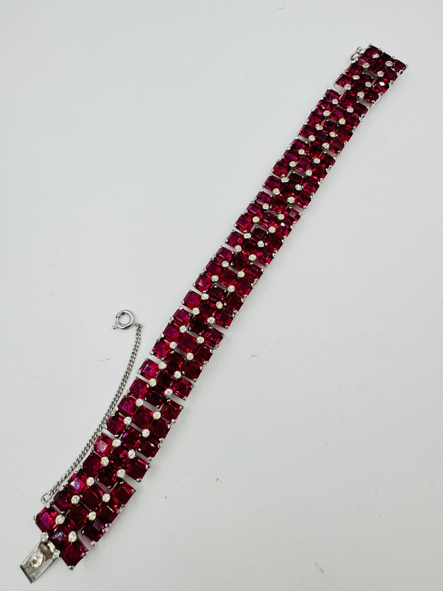 Joseph Mazer Jomaz Spangles and Invisibly Set Sapphires Bracelet