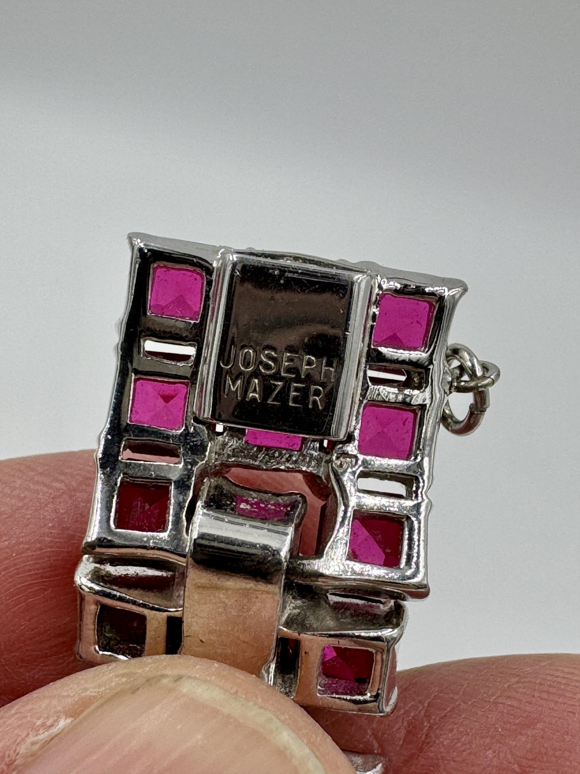 Joseph Mazer Jomaz Spangles and Invisibly Set Sapphires Bracelet
