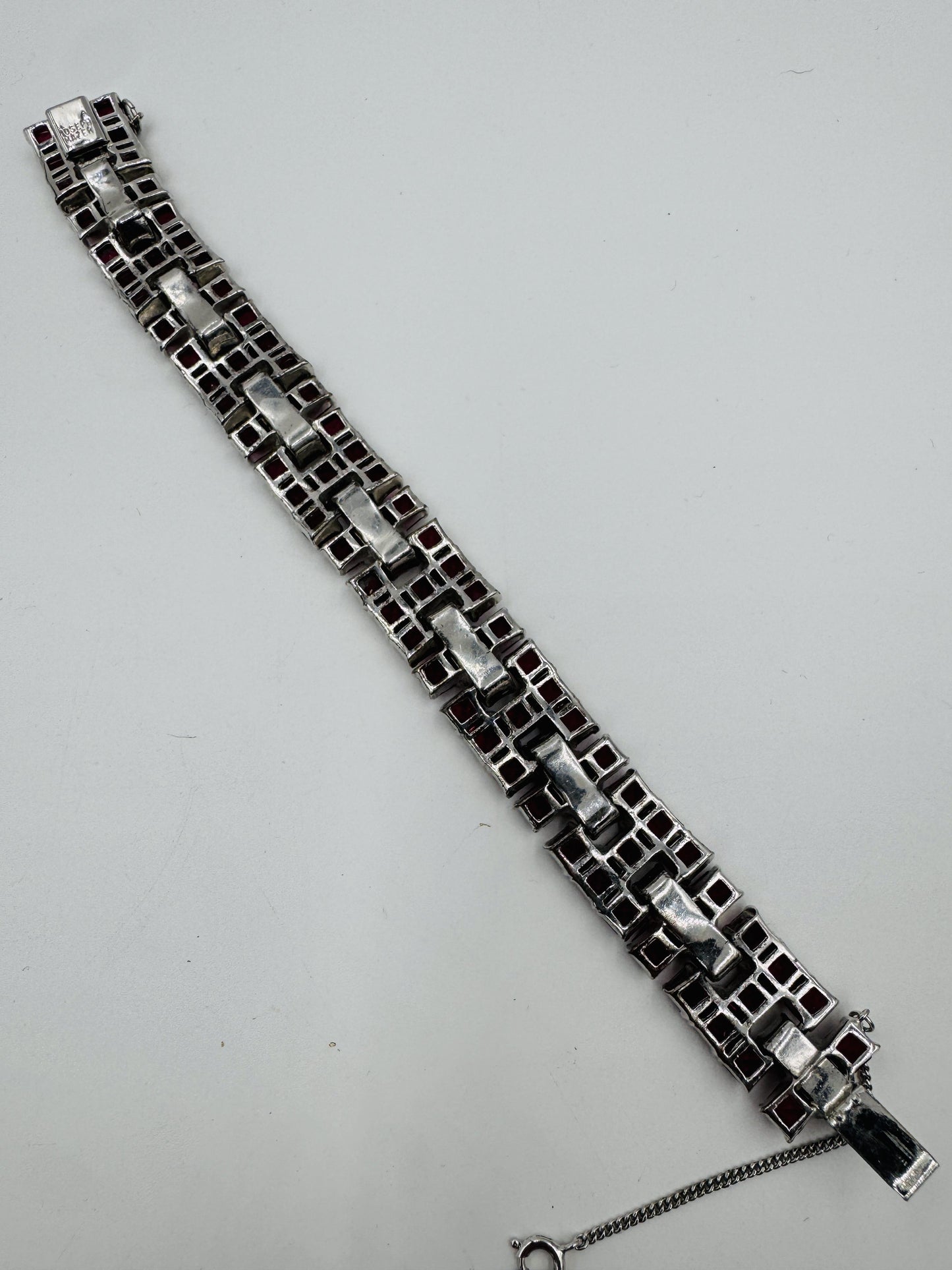 Joseph Mazer Jomaz Spangles and Invisibly Set Sapphires Bracelet