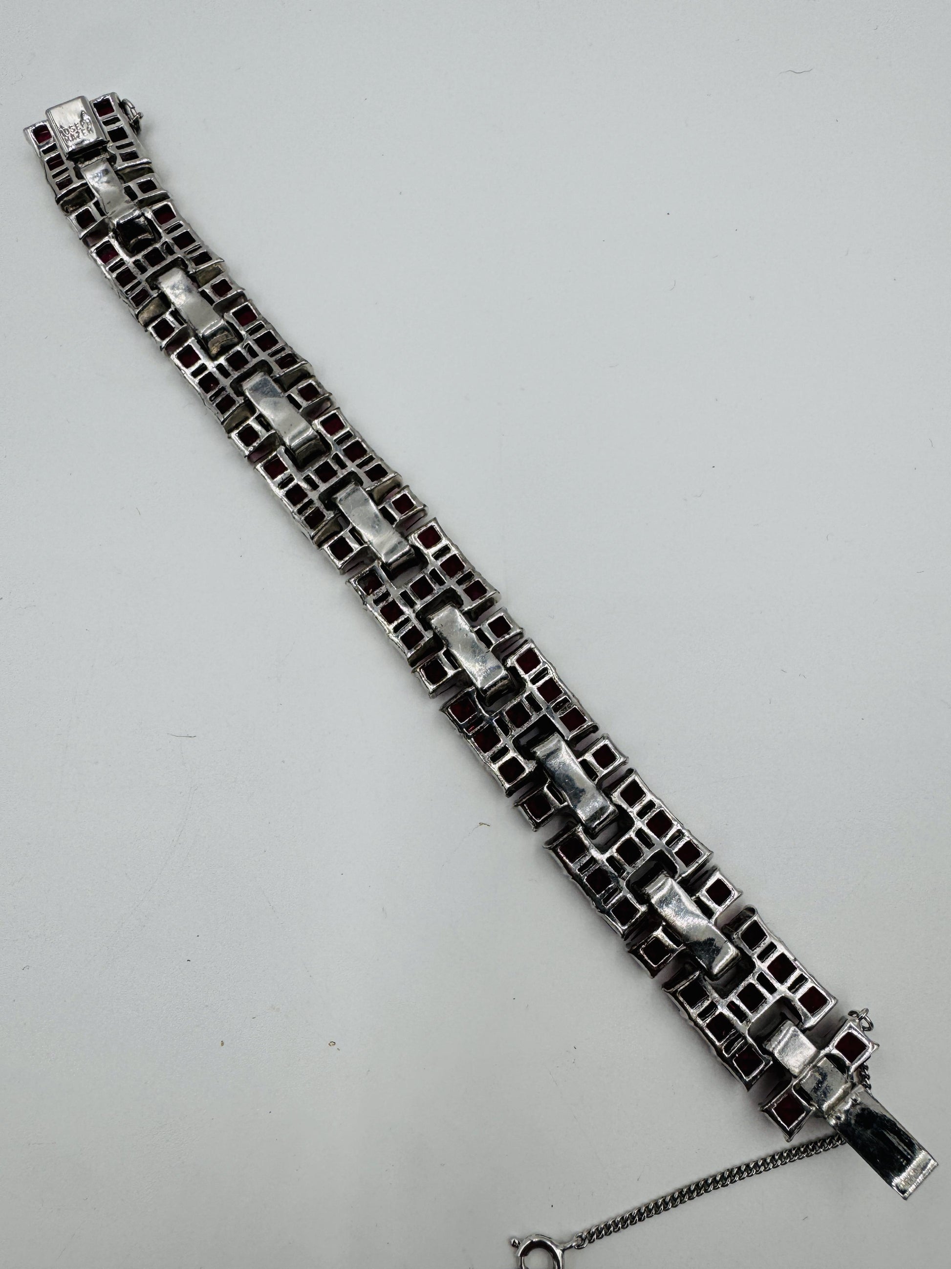 Joseph Mazer Jomaz Spangles and Invisibly Set Sapphires Bracelet