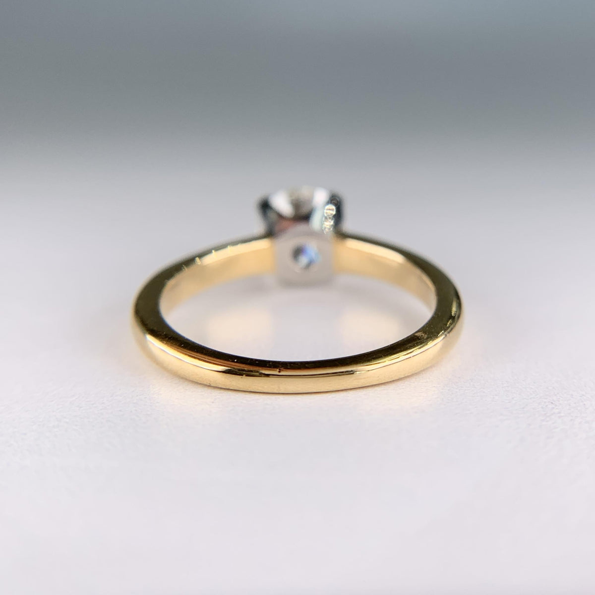 1940's Vintage GIA Transitional Cut Diamond Engagement Ring 18k/Platinum