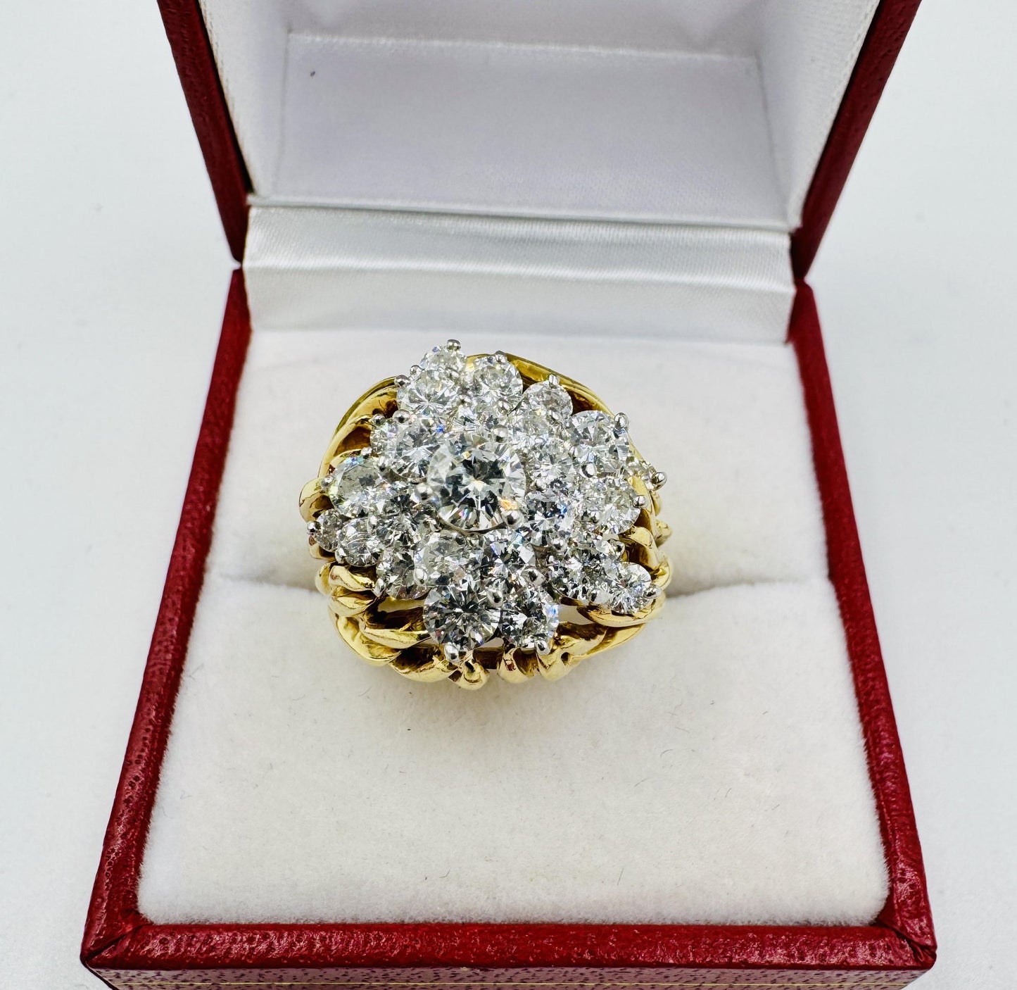 Kurt Wayne 18k gold Diamond Cluster Ring