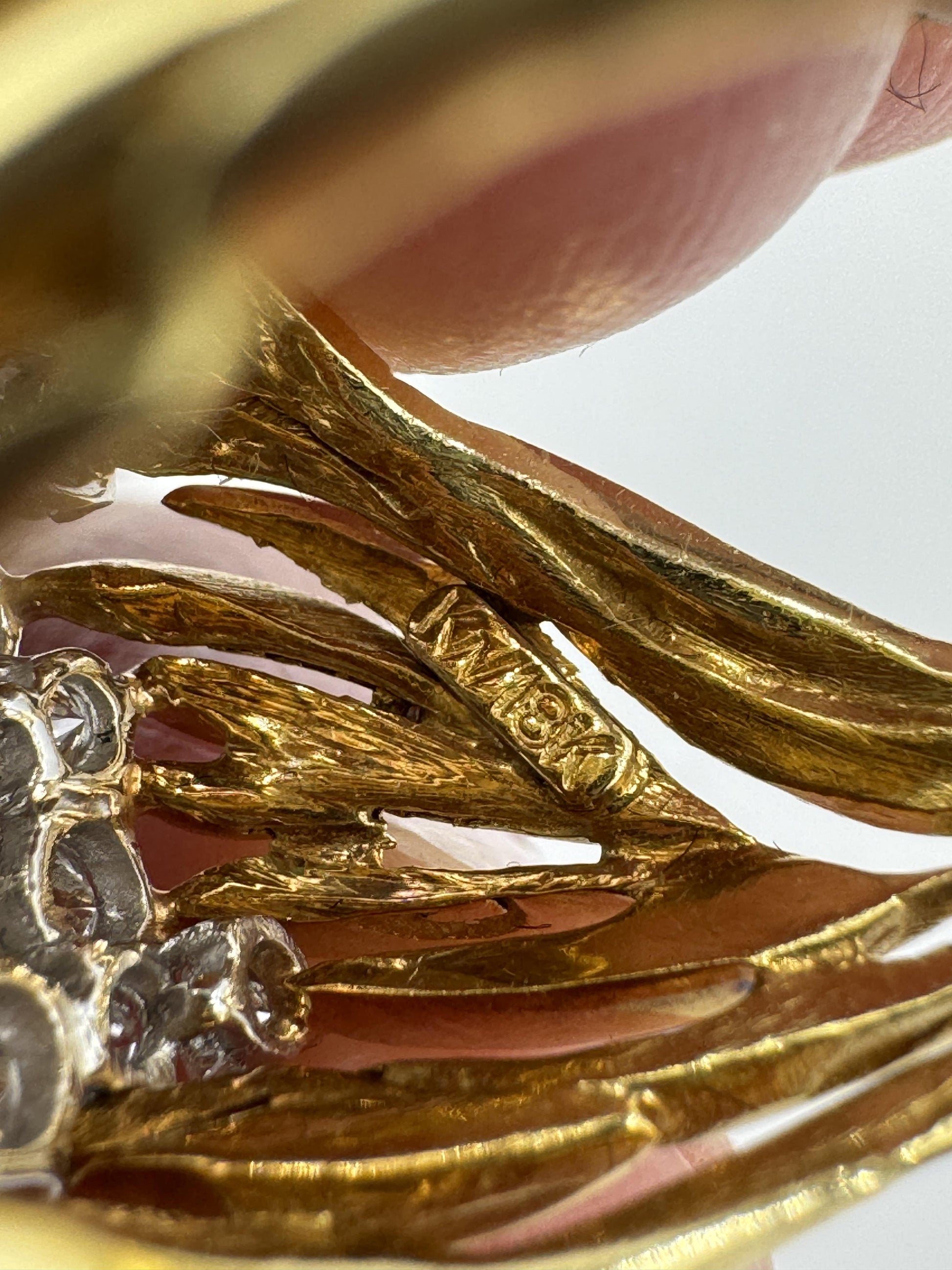 Kurt Wayne 18k gold Diamond Cluster Ring