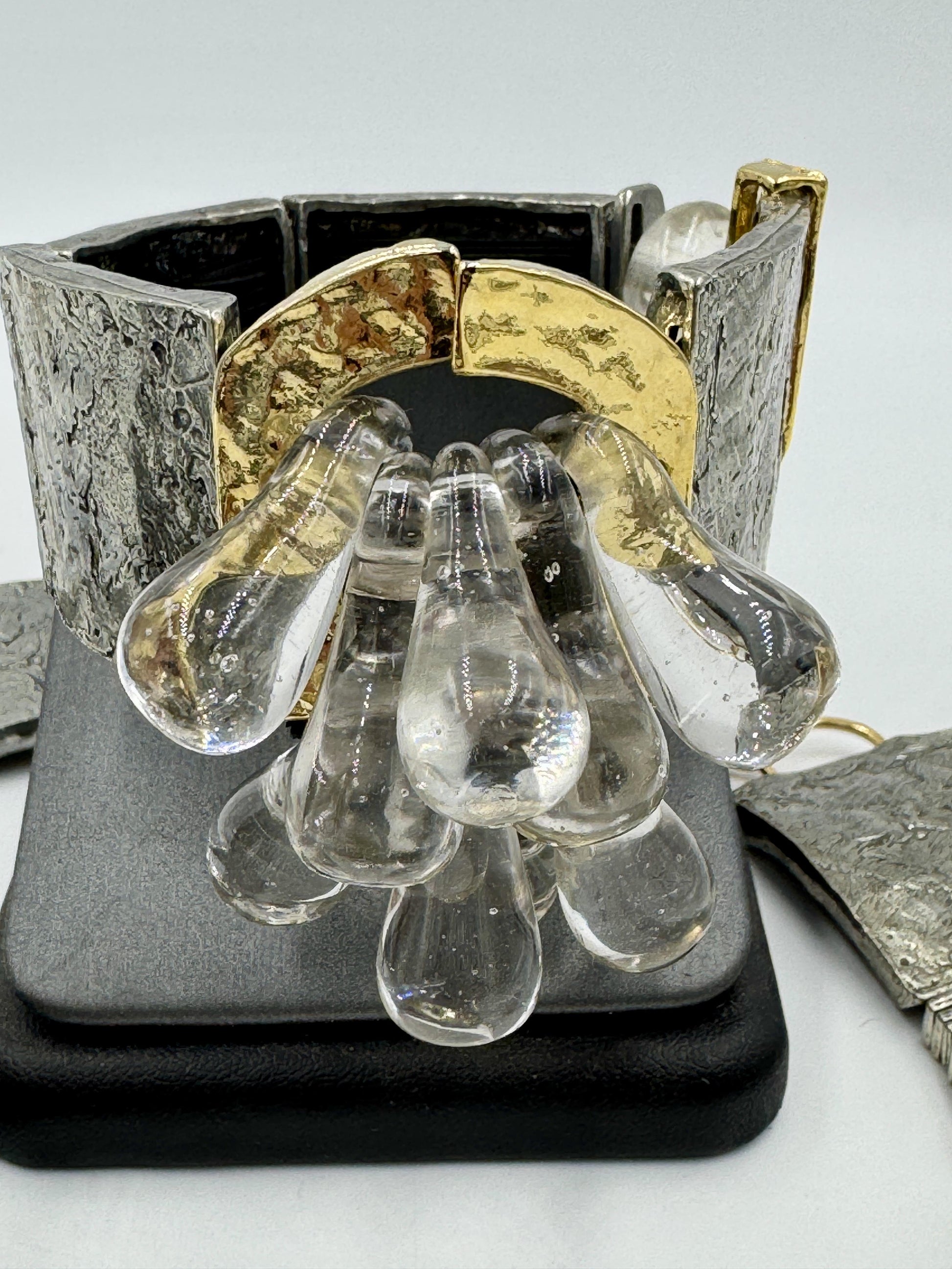 Anne Marie Chagon Parure Brutalist Set Bracelet Neckkace Ring
