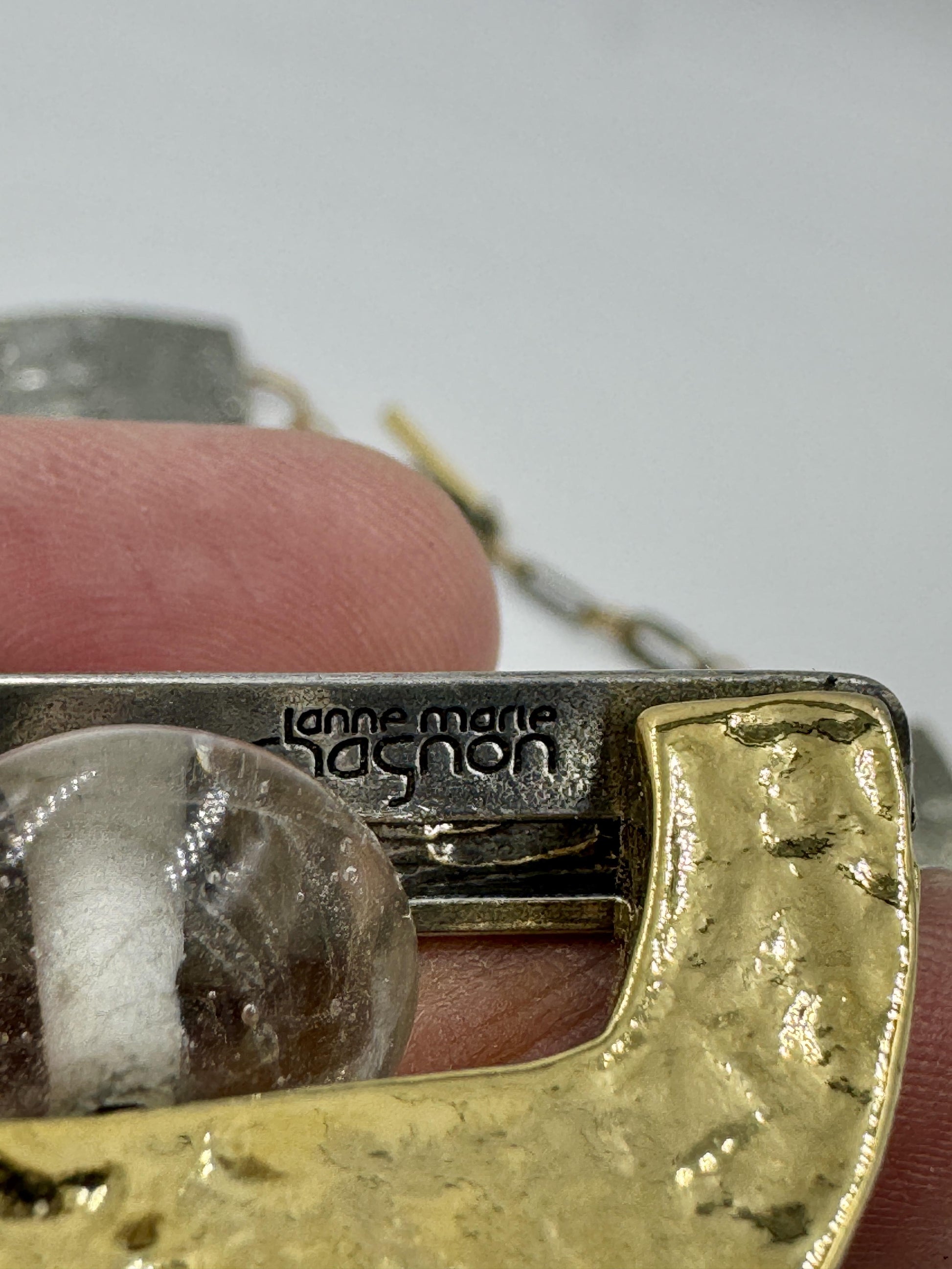 Anne Marie Chagon Parure Brutalist Set Bracelet Neckkace Ring