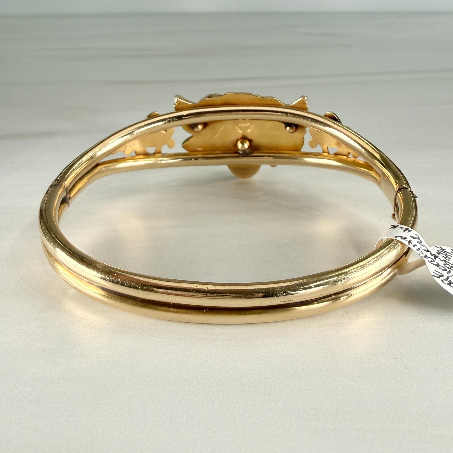 Antique 1905 Art Nouveau Griffin Bracelet 14k Yellow Gold