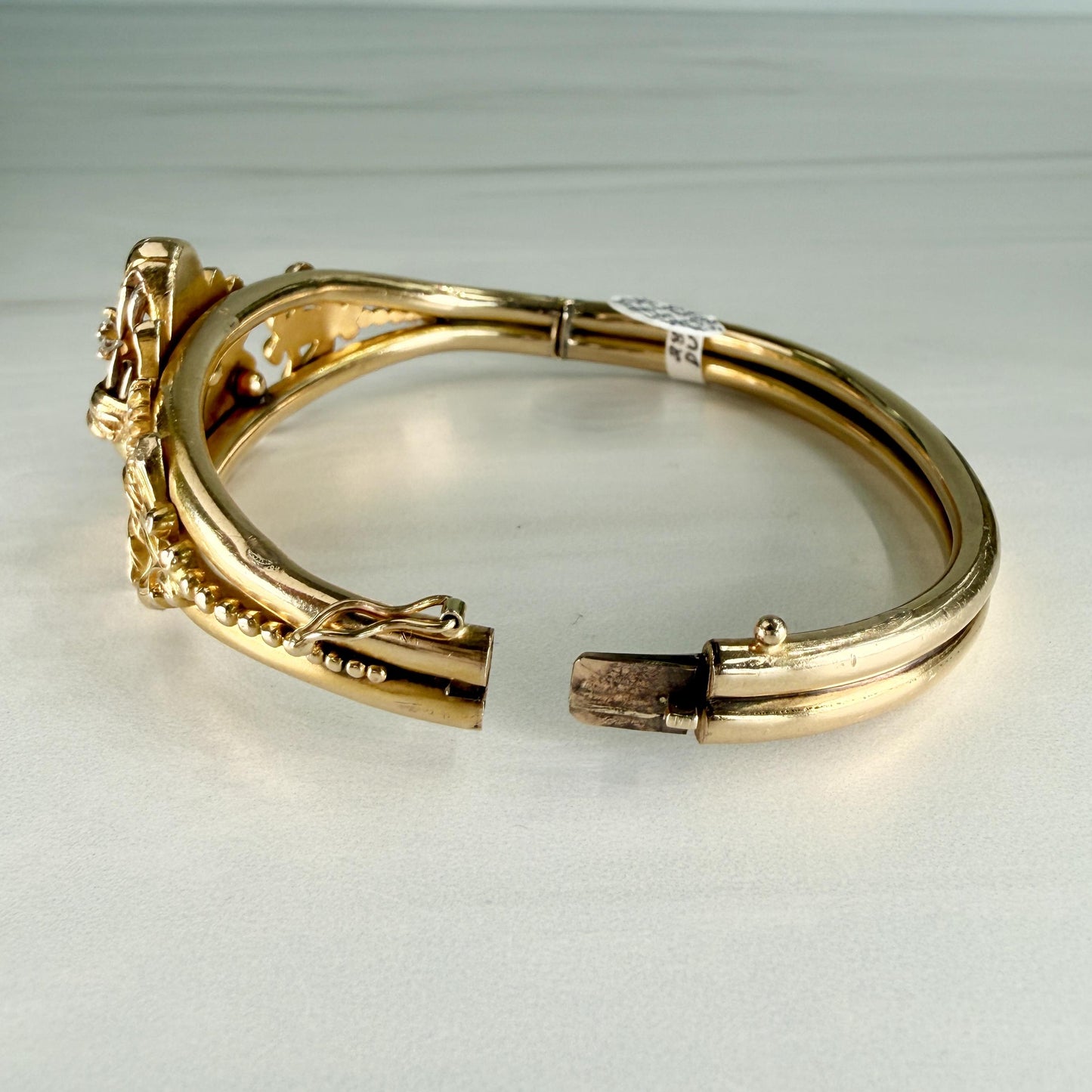 Antique 1905 Art Nouveau Griffin Bracelet 14k Yellow Gold