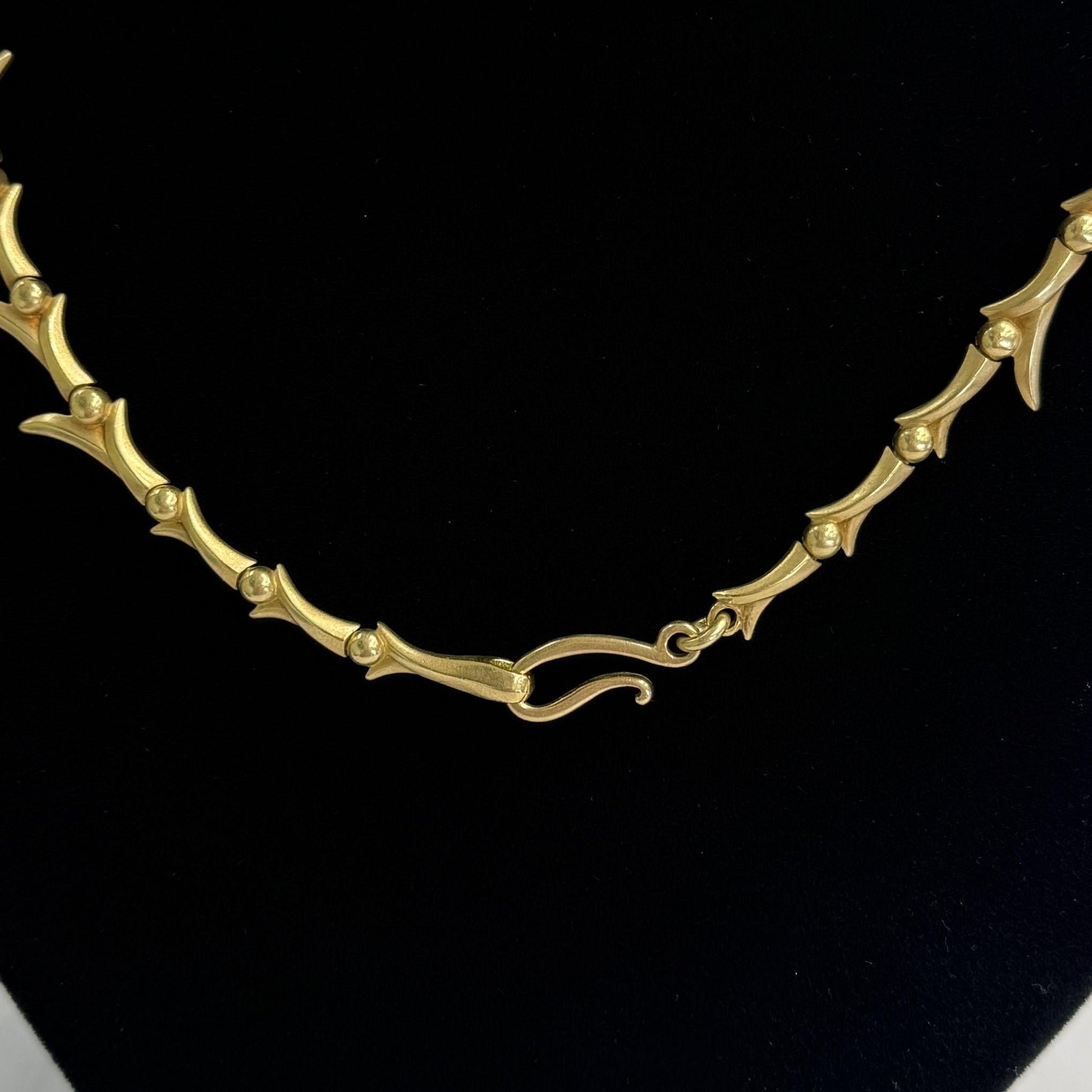 Elizabeth Rand Diamond Collar Necklace 18k Yellow Gold