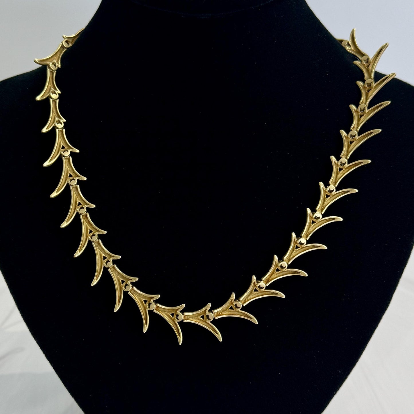 Elizabeth Rand Diamond Collar Necklace 18k Yellow Gold