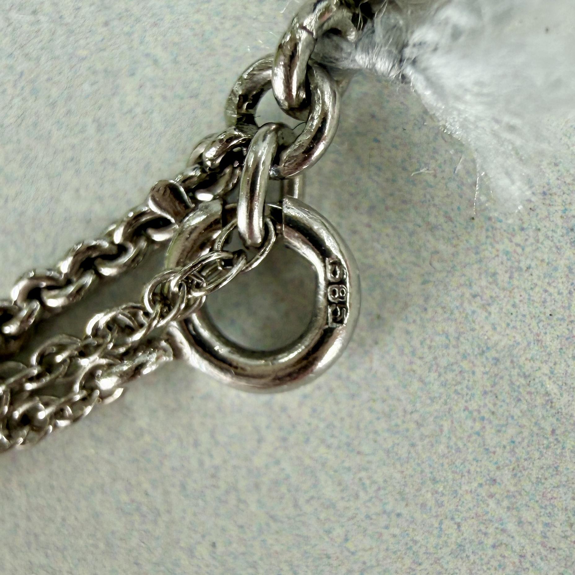 Antique 1910 Edwardian Old Cut Diamond Drop Necklace Platinum