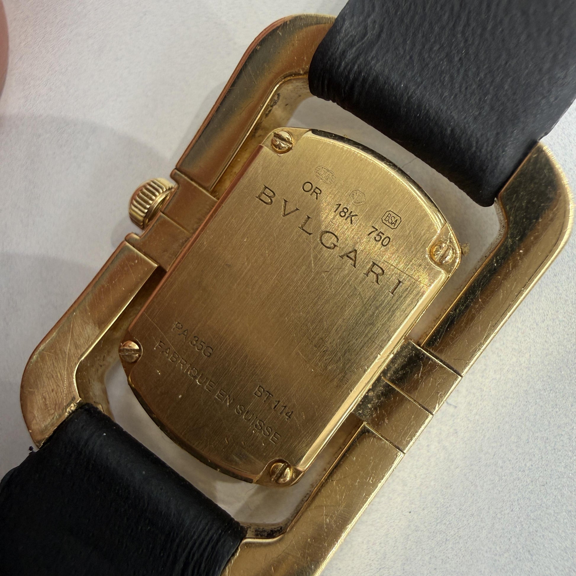 BVLGARI Bulgari Parentesi Diamond Watch 18k Yellow Gold