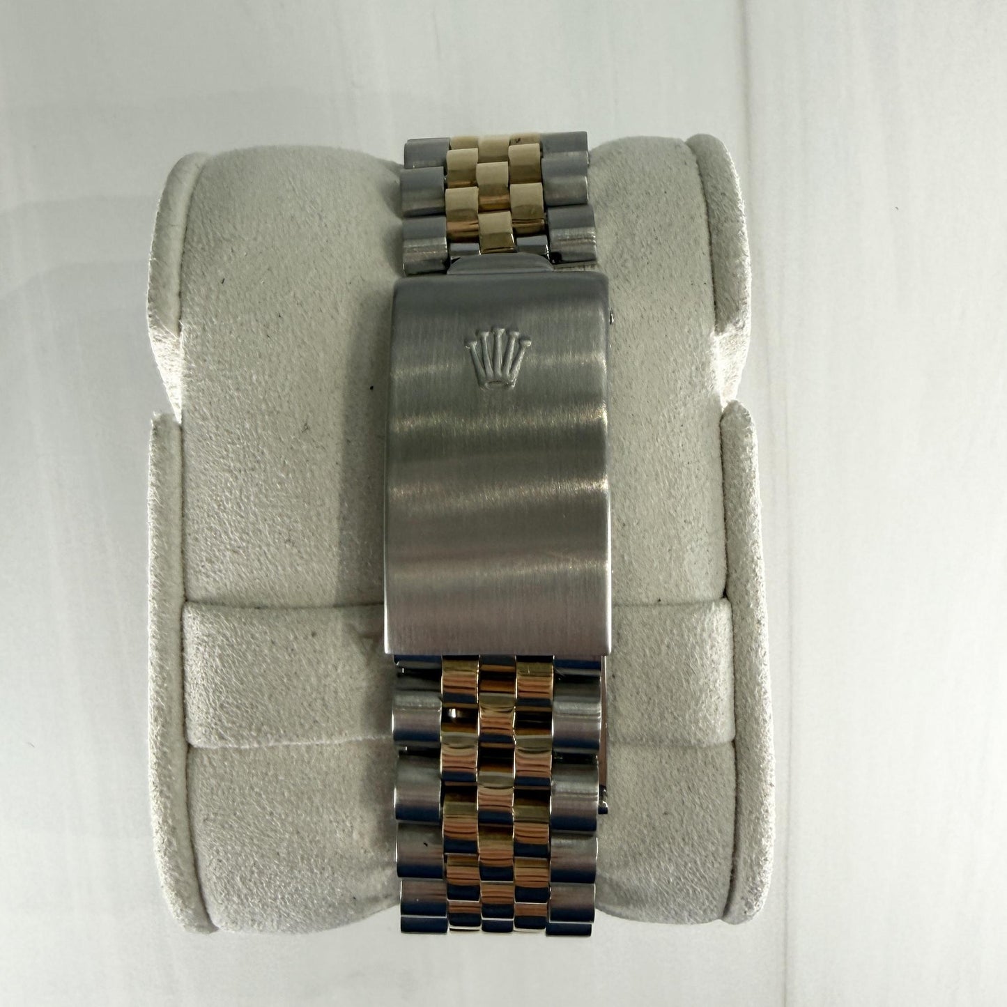 1986 Rolex Date 15053 18K Gold & Stainless Steel Wristwatch Buckley Dial
