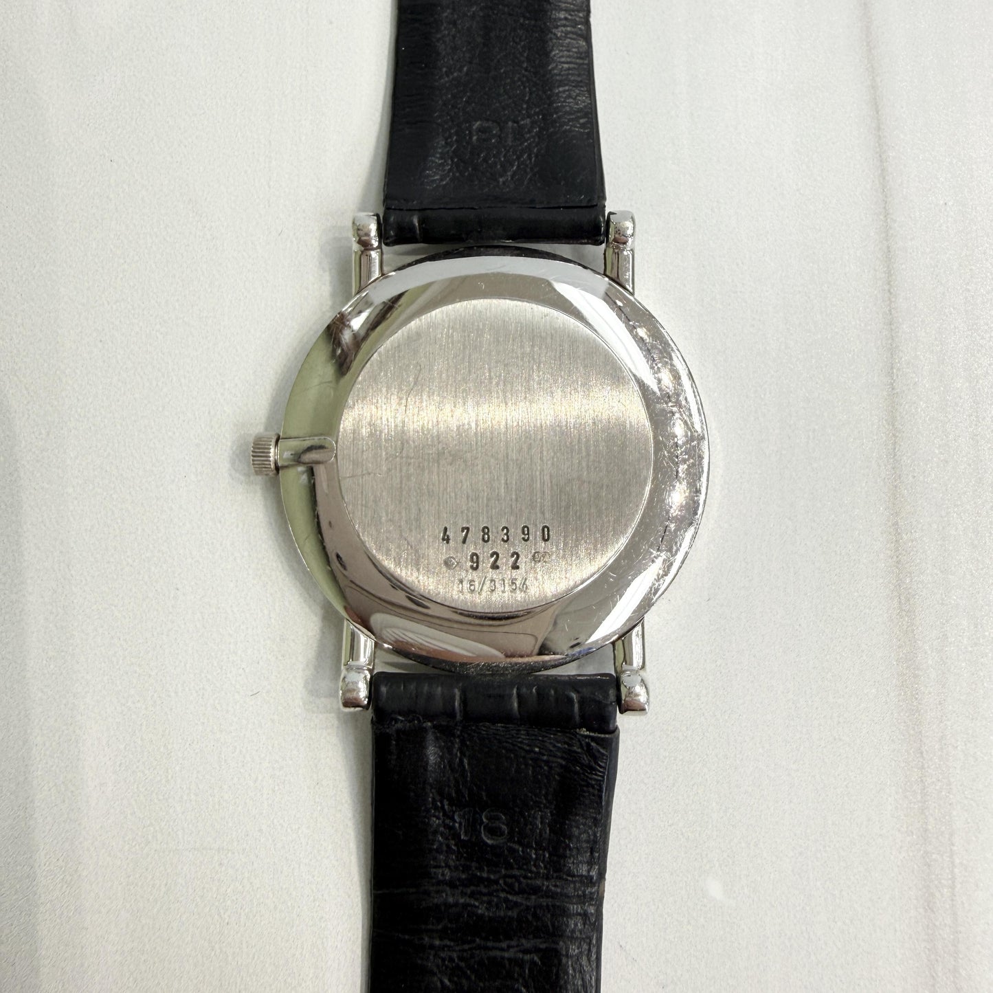 Vintage Chopard Rhonde Men's 33mm Classique Homme 18k white gold
