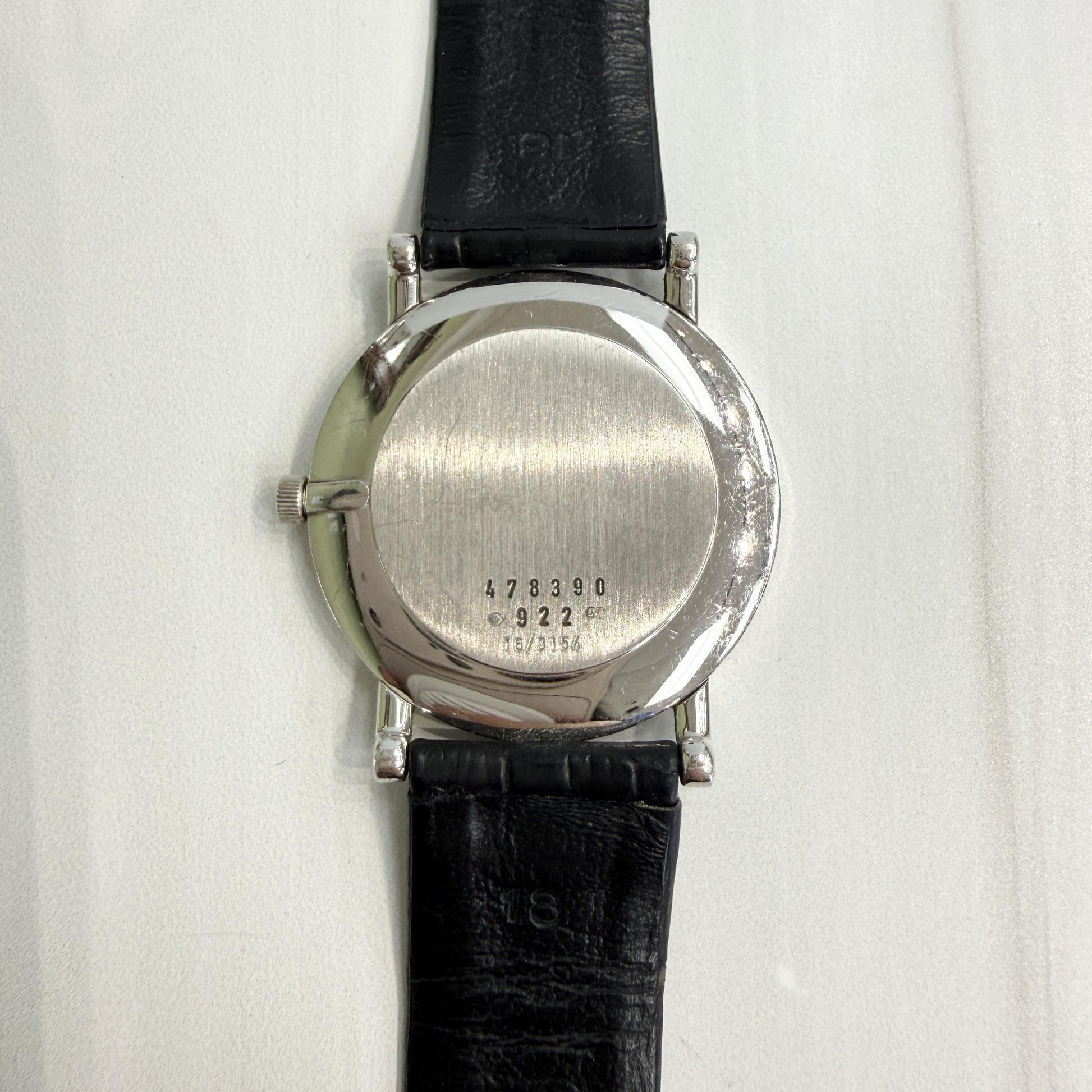 Vintage Chopard Rhonde Men's 33mm Classique Homme 18k white gold