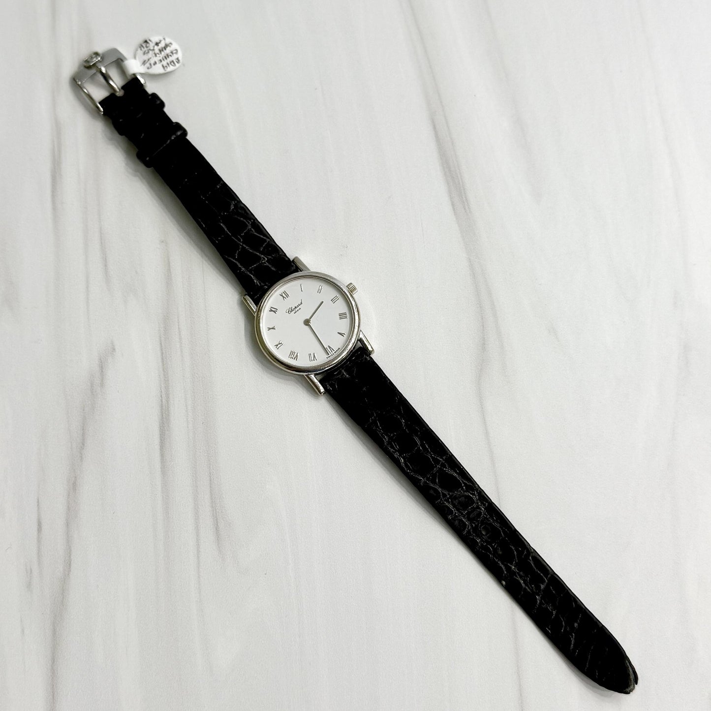 Classic Chopard 18k White Gold 26.5mm Watch with Papers