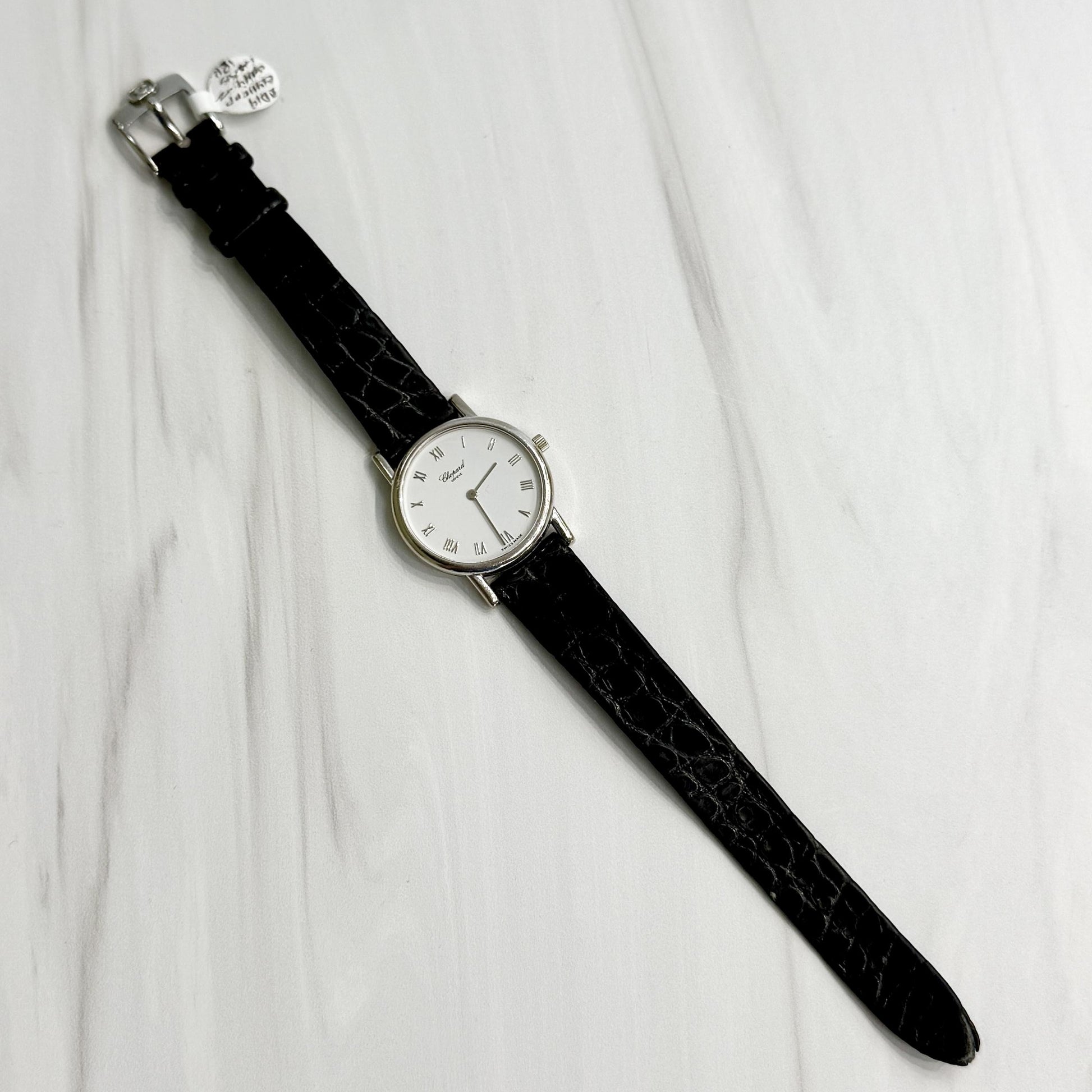 Classic Chopard 18k White Gold 26.5mm Watch with Papers