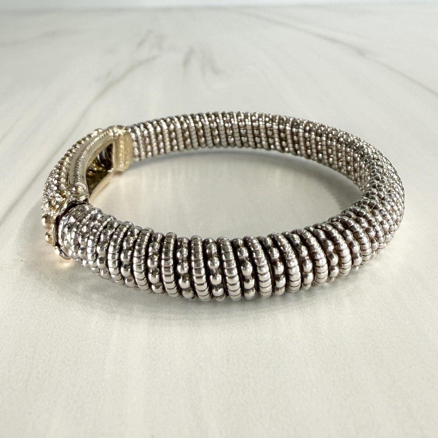 Alwand Vahan 8mm Diamond Bracelet 14k/Sterling Silver