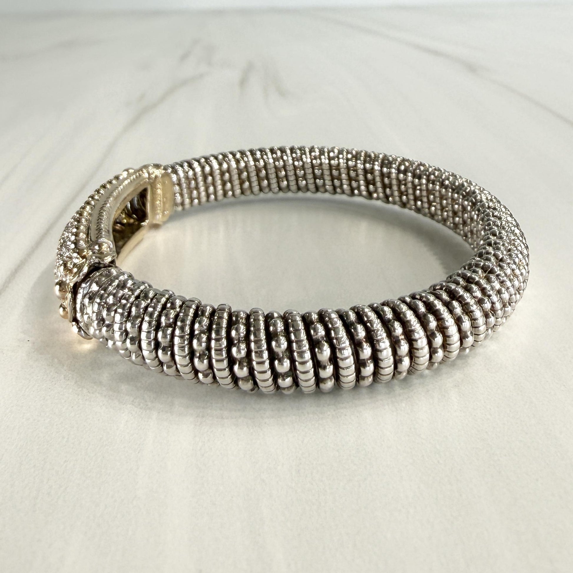 Alwand Vahan 8mm Diamond Bracelet 14k/Sterling Silver