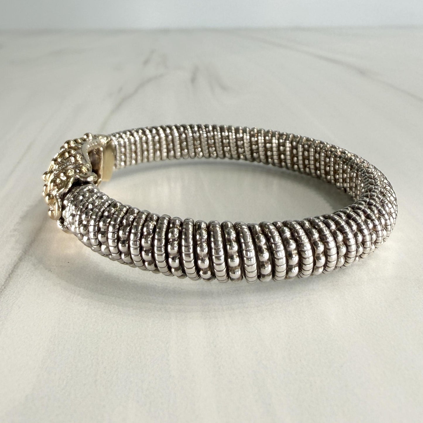 Alwand Vahan 8mm Diamond Bracelet 14k/Sterling Silver