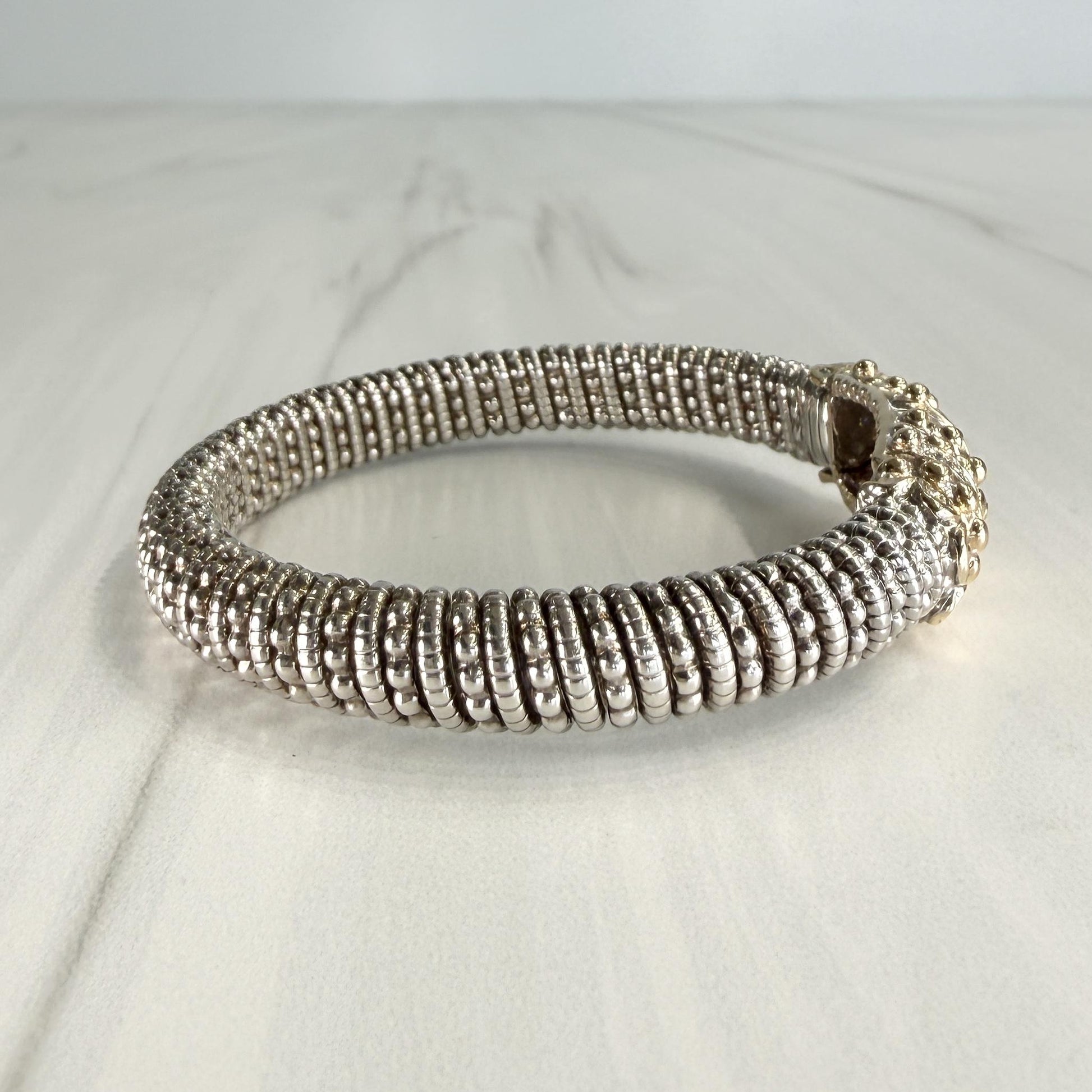 Alwand Vahan 8mm Diamond Bracelet 14k/Sterling Silver