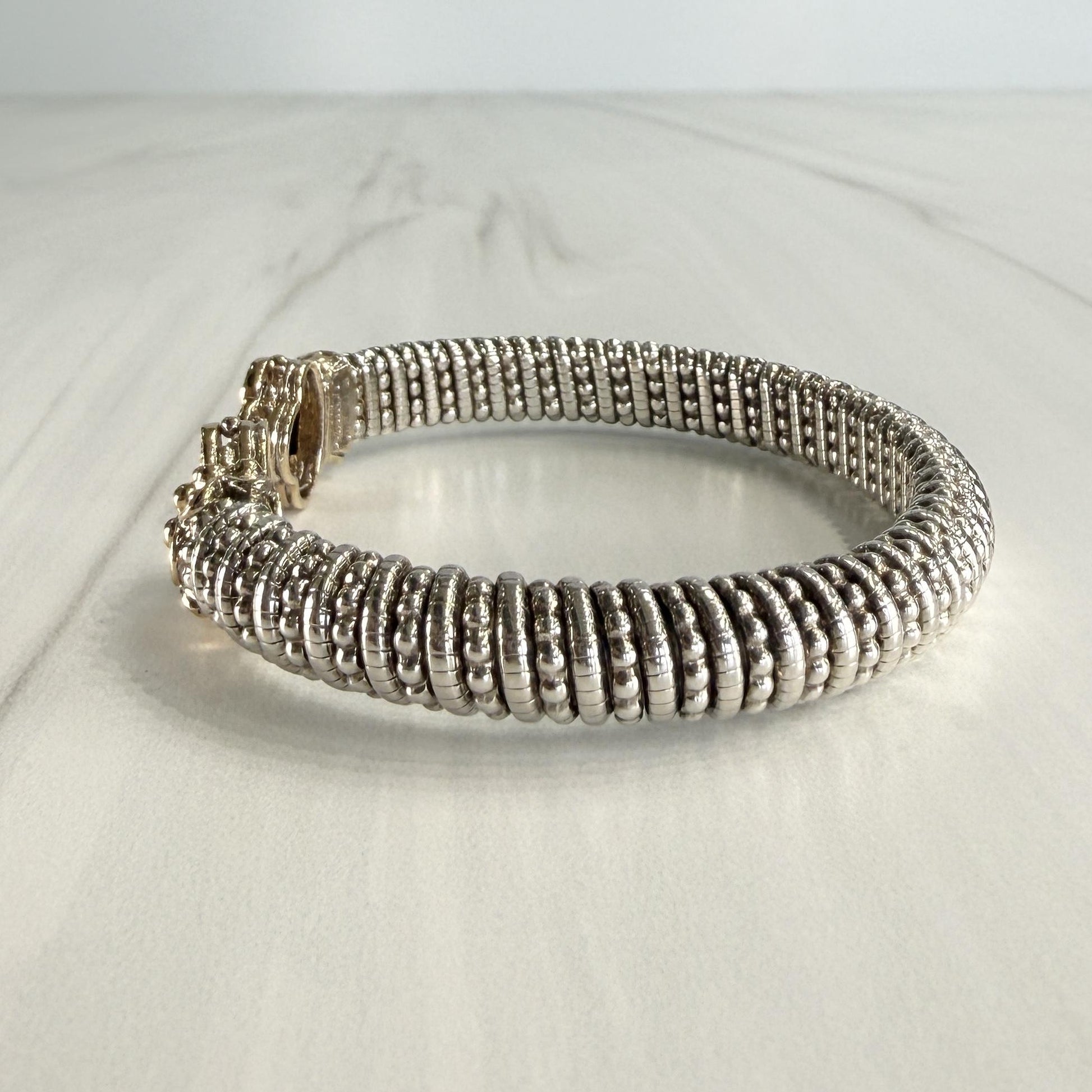 Alwand Vahan Diamond Cuff Bracelet 14k Gold/Sterling Silver