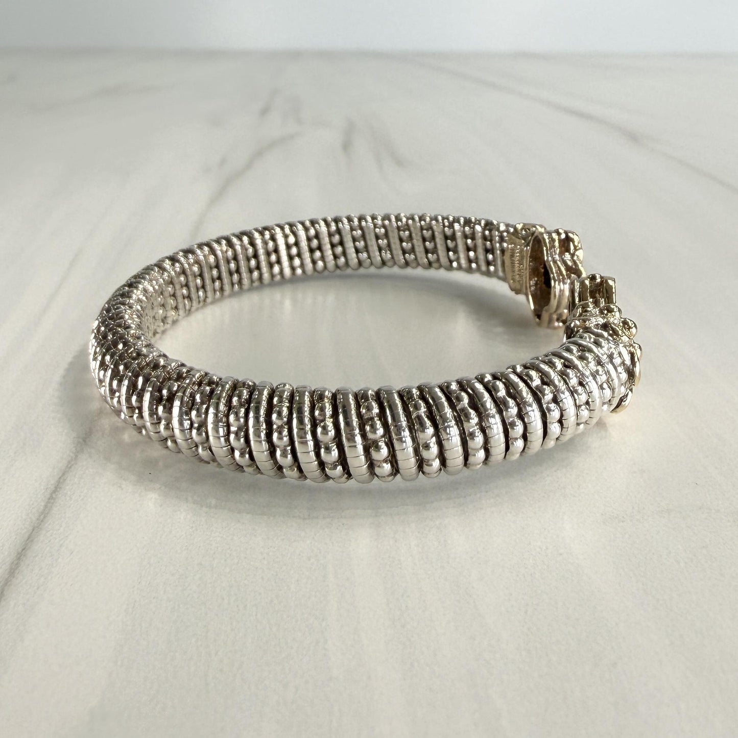 Alwand Vahan Diamond Cuff Bracelet 14k Gold/Sterling Silver
