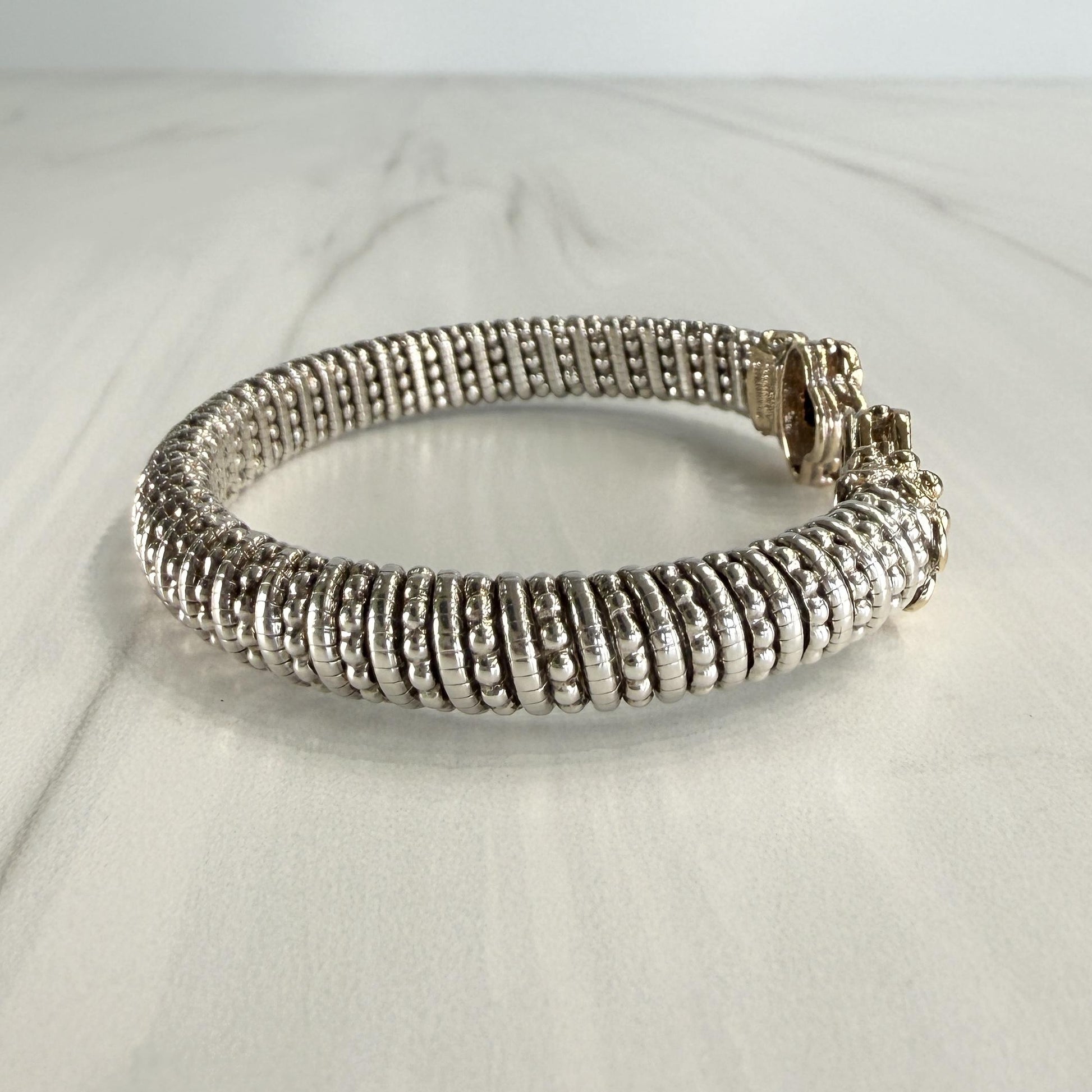 Alwand Vahan Diamond Cuff Bracelet 14k Gold/Sterling Silver