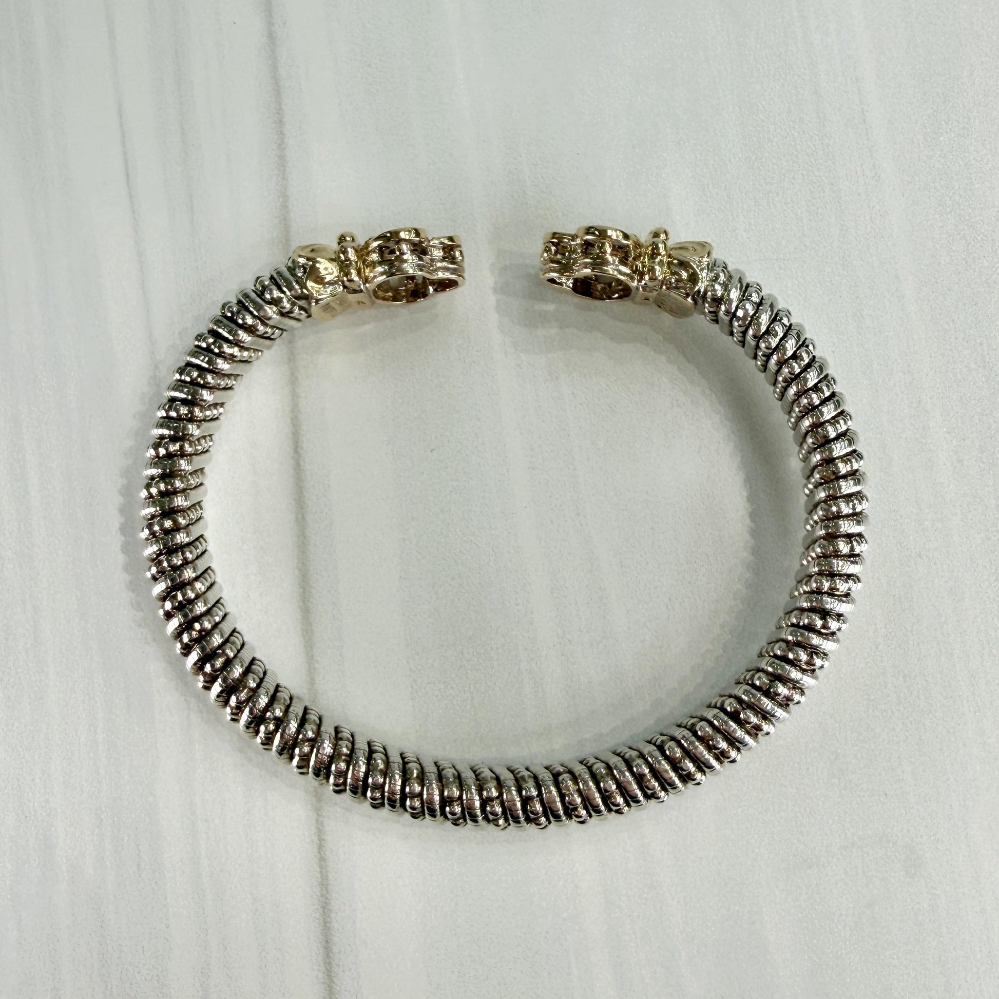 Alwand Vahan Diamond Cuff Bracelet 14k Gold/Sterling Silver