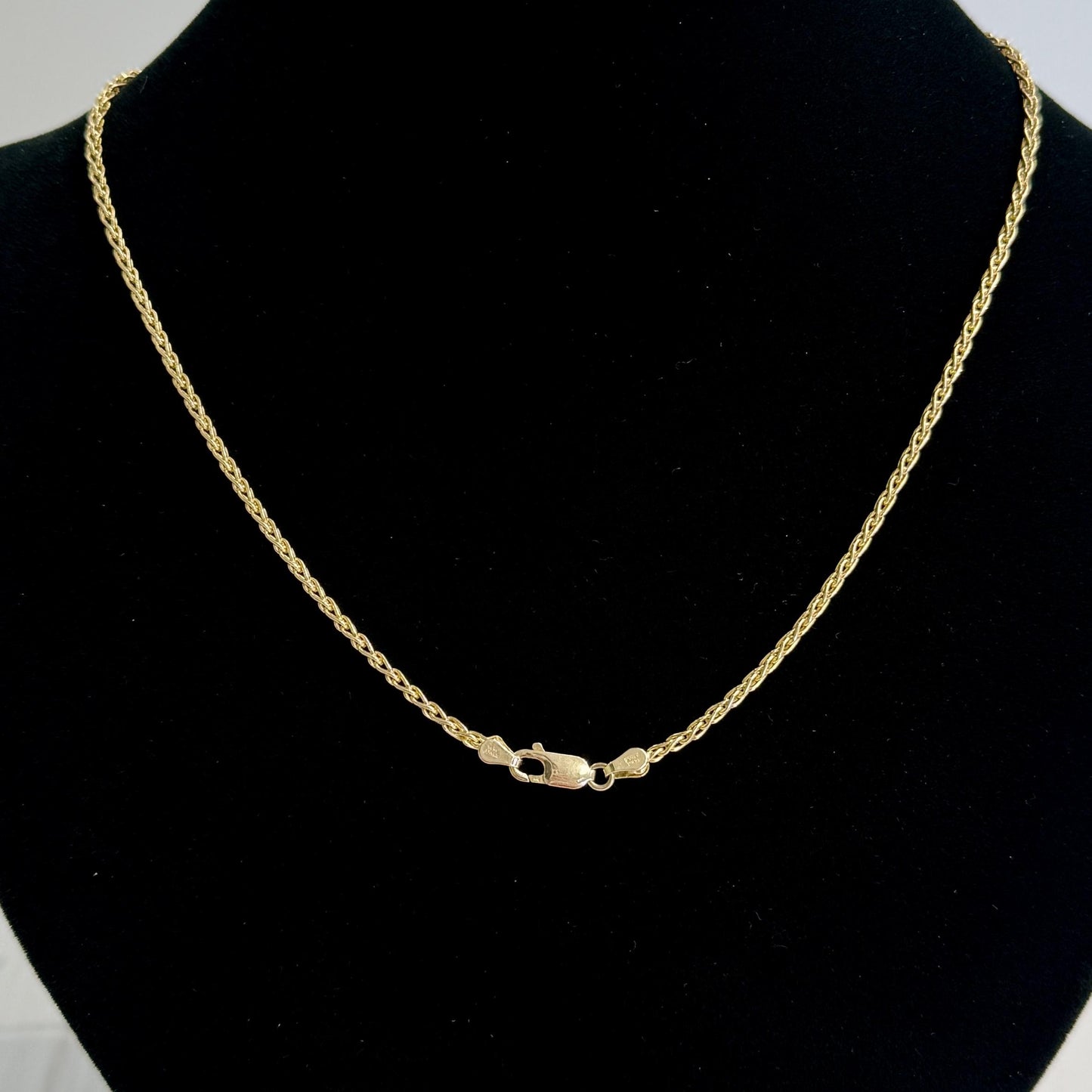 Diamond Pear and Baguette Necklace 14k Yellow Gold