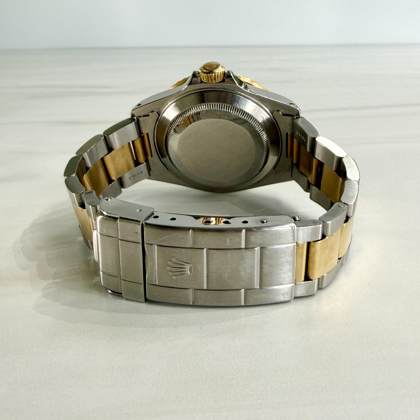 Rolex 16613 Submariner "Serti" 18K YG / SS Silver Dial Circa. 1993