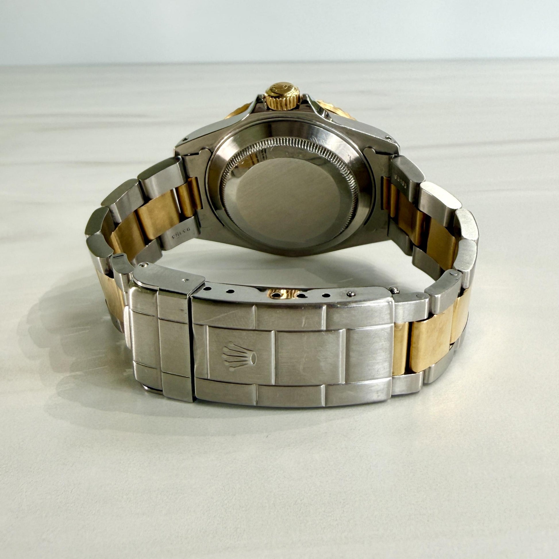 Rolex 16613 Submariner "Serti" 18K YG / SS Silver Dial Circa. 1993
