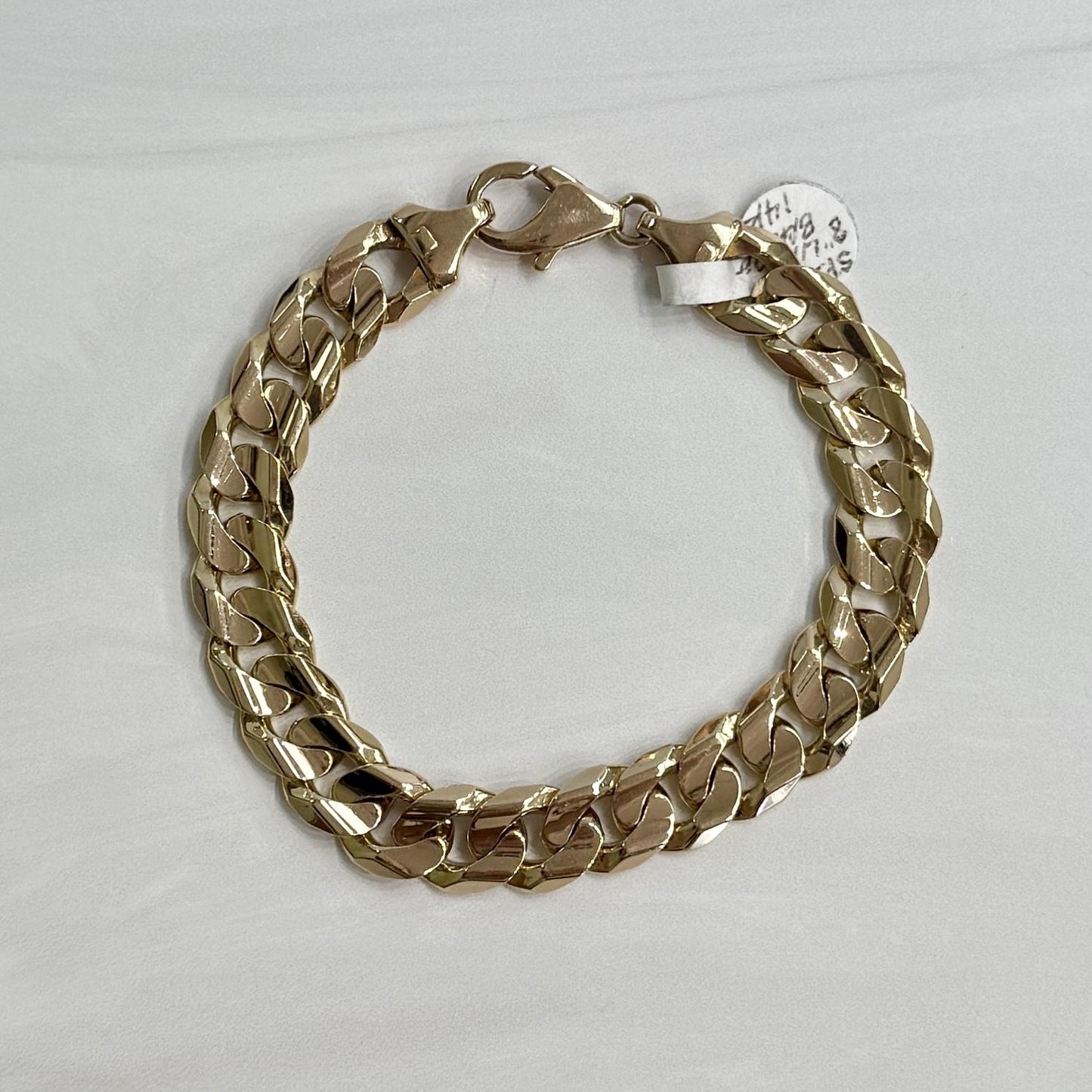 8"Curb Link Bracelet 14k Yellow Gold