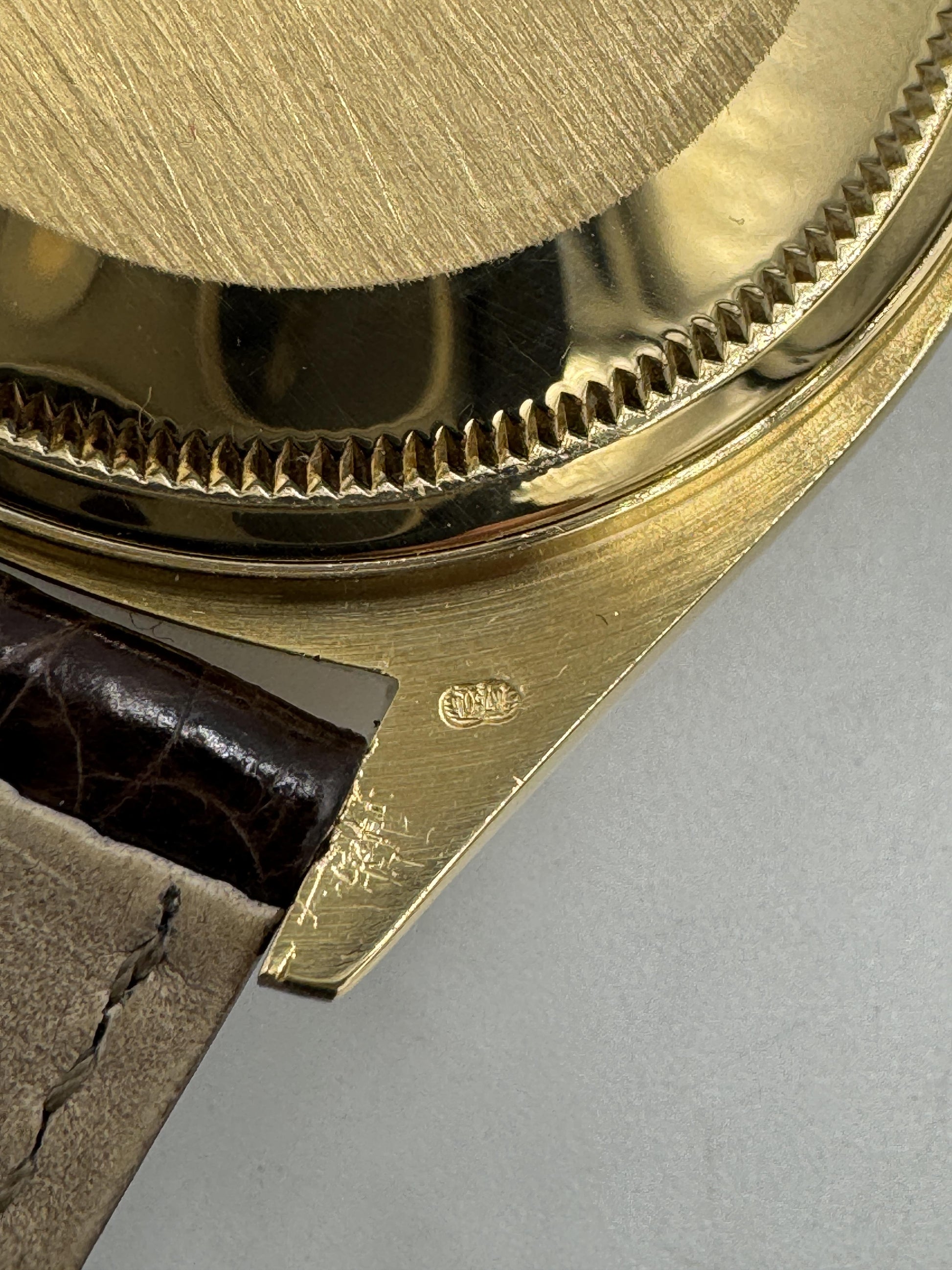 Rare Rolex 16018 18k Gold Datejust Unpolished Minty condition