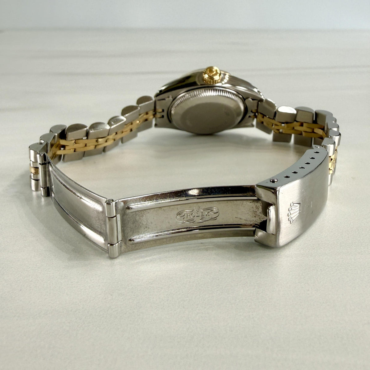 Vintage Rolex 26mm 14k/ Stainless Steel Two Tone Watch Ref: 6917