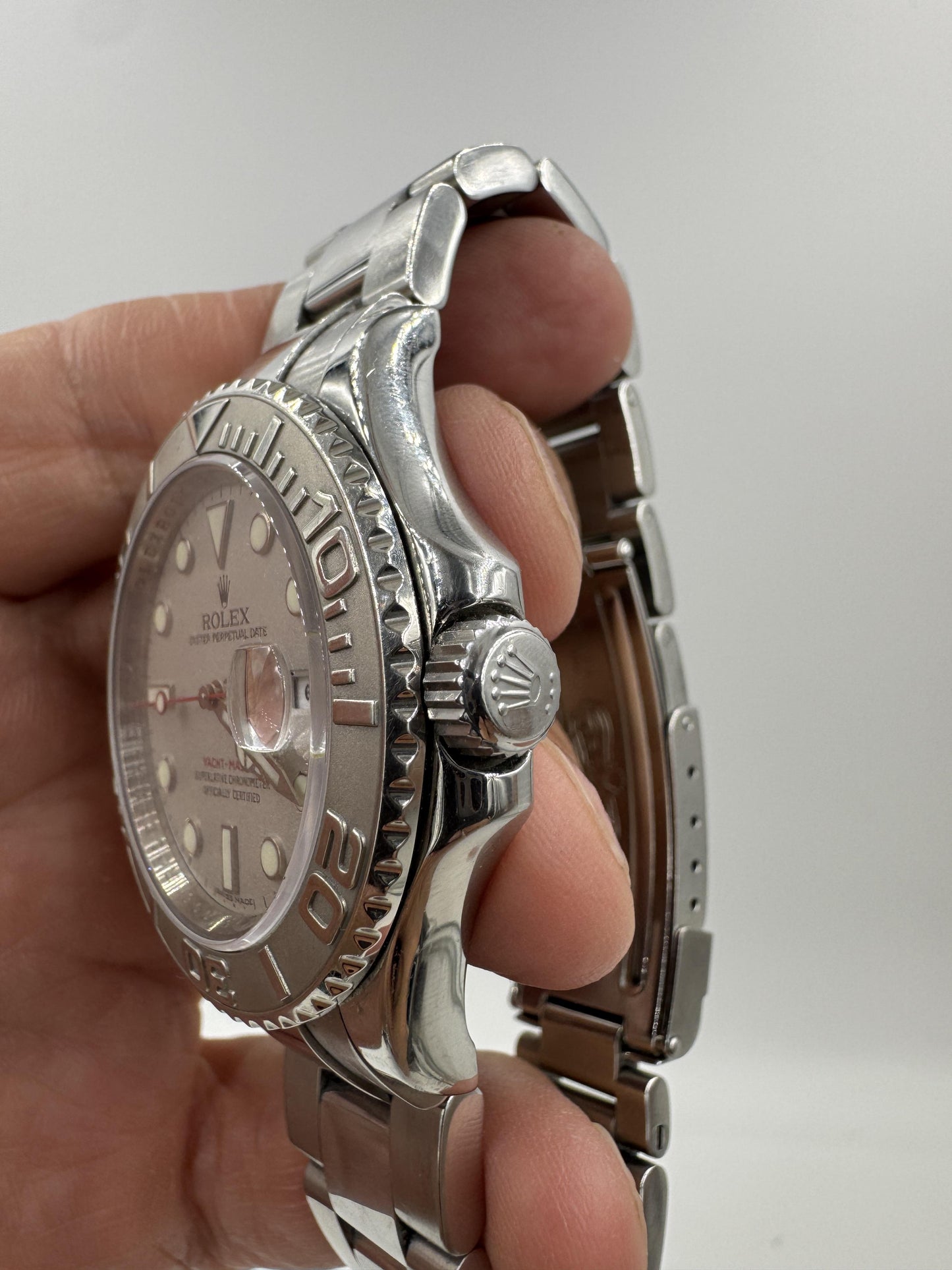 Rolex Yacht-Master 16622 Platinum Bezel 40mm Watch 2007