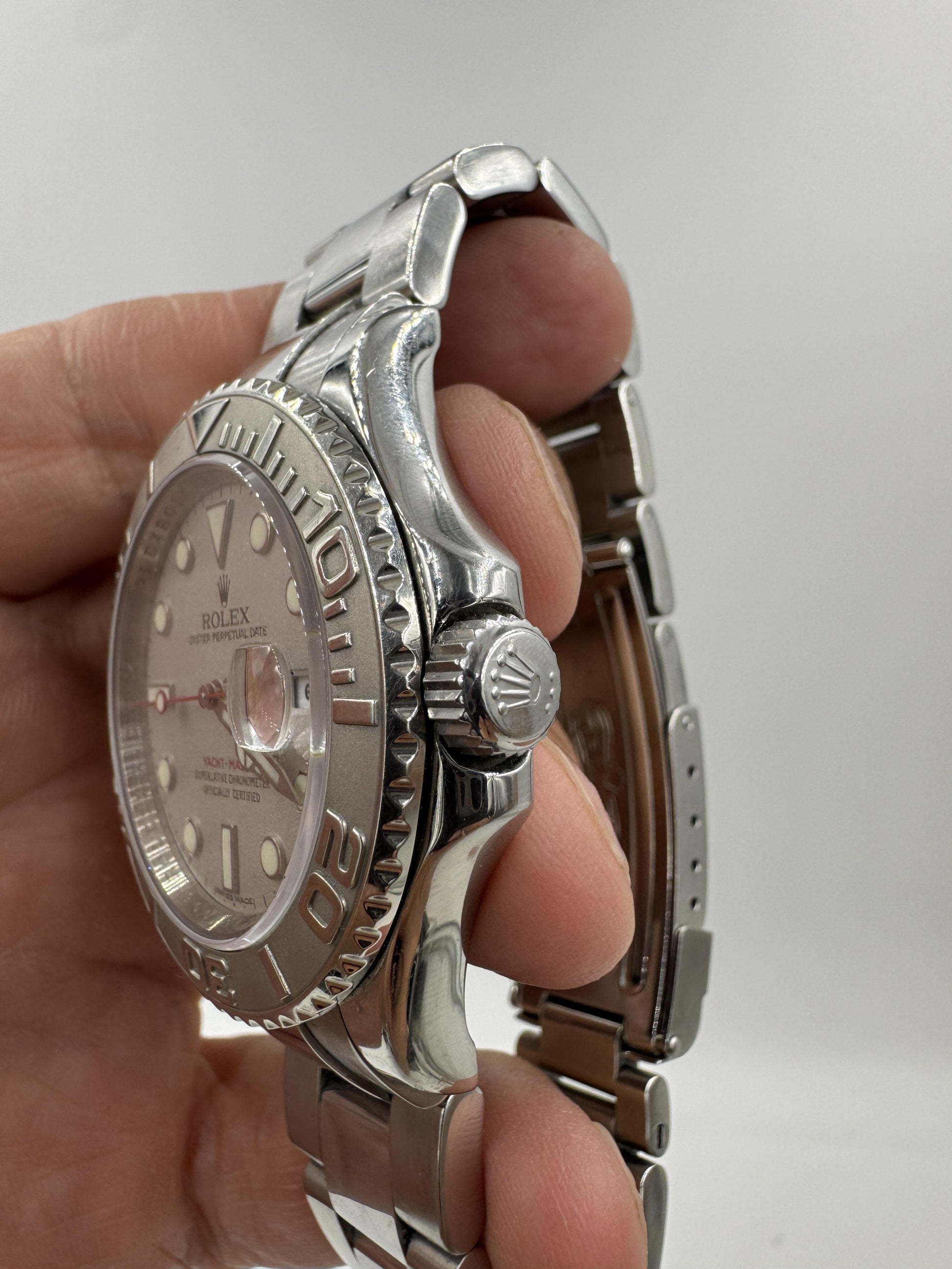 Rolex Yacht-Master 16622 Platinum Bezel 40mm Watch 2007