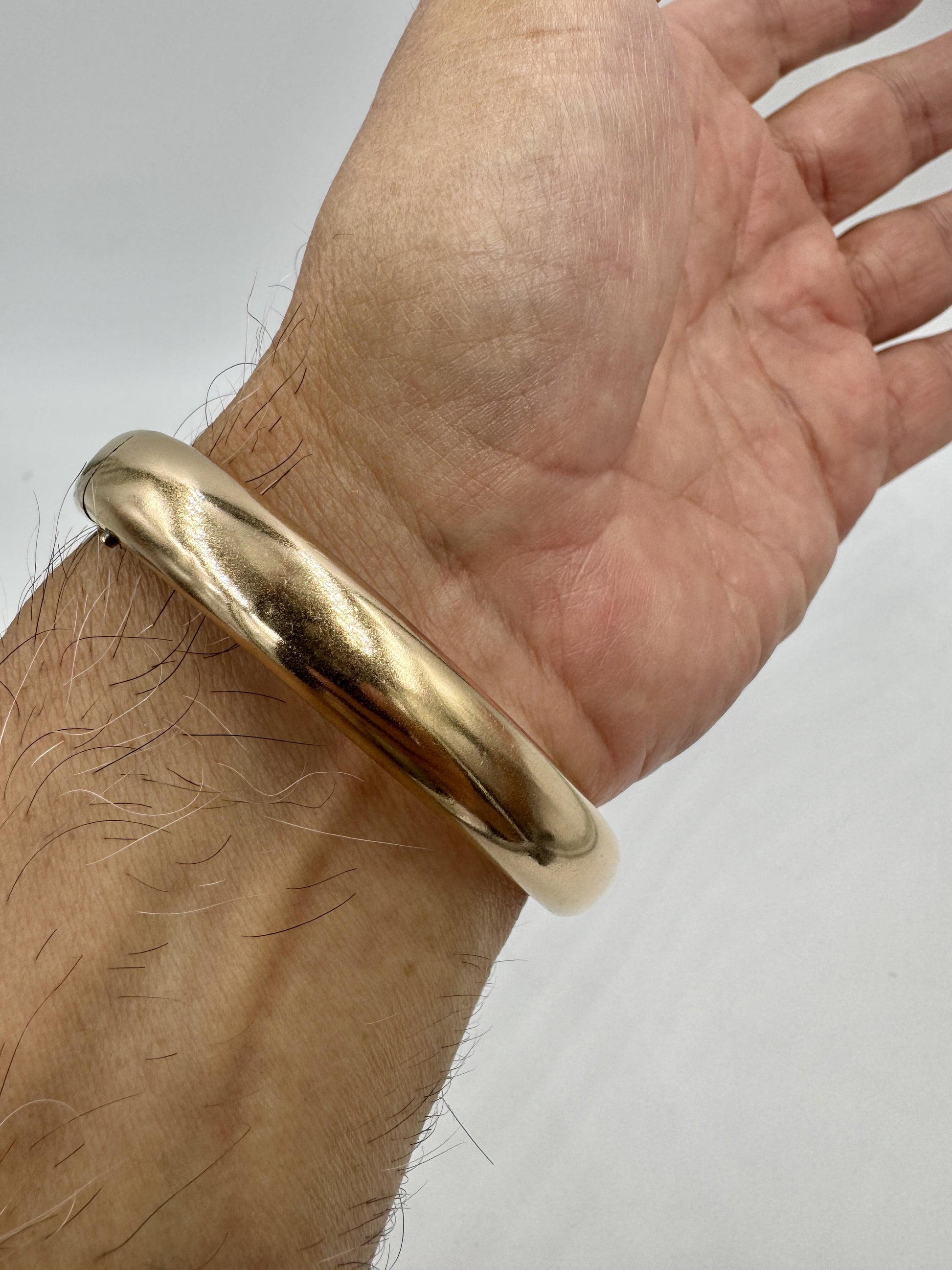 Antique Victorian Gold Filled Hinged bangle Bracelet