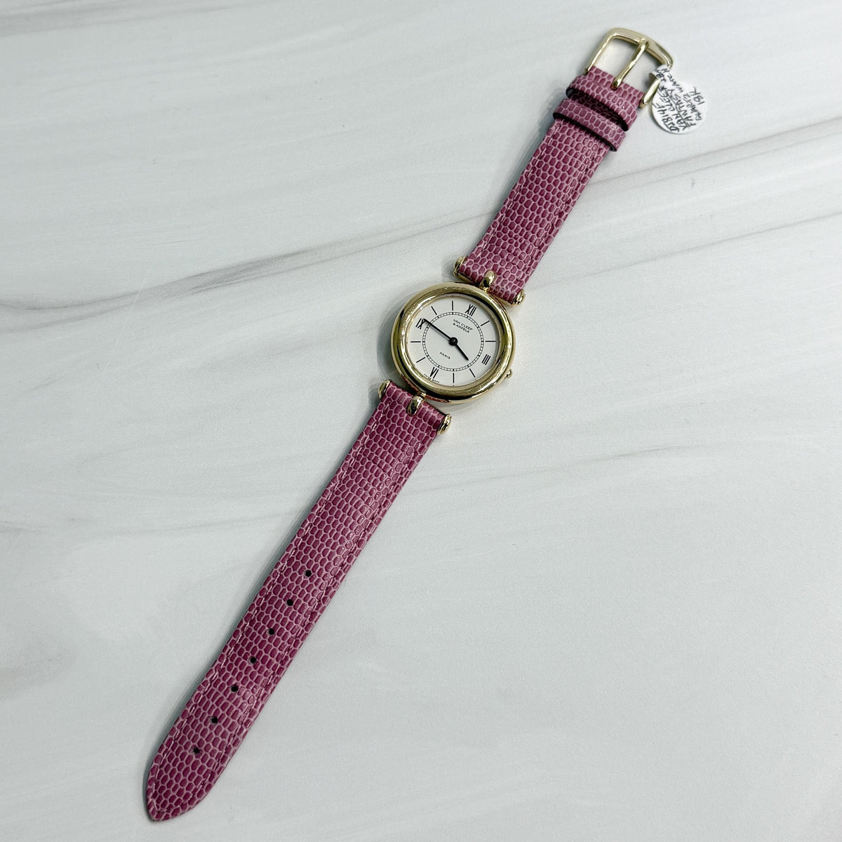 Rare Van Cleef & Arpels 18k Yellow Gold Watch