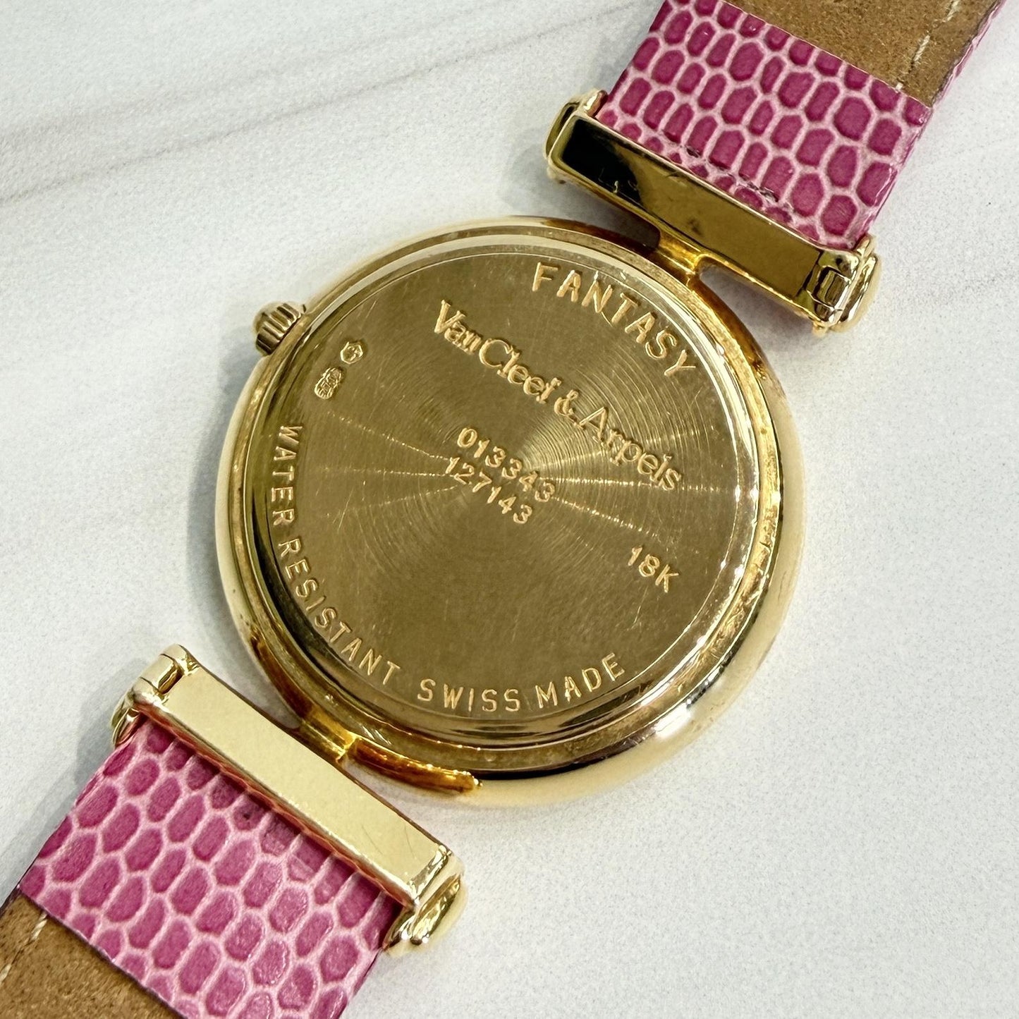 Rare Van Cleef & Arpels 18k Yellow Gold Watch