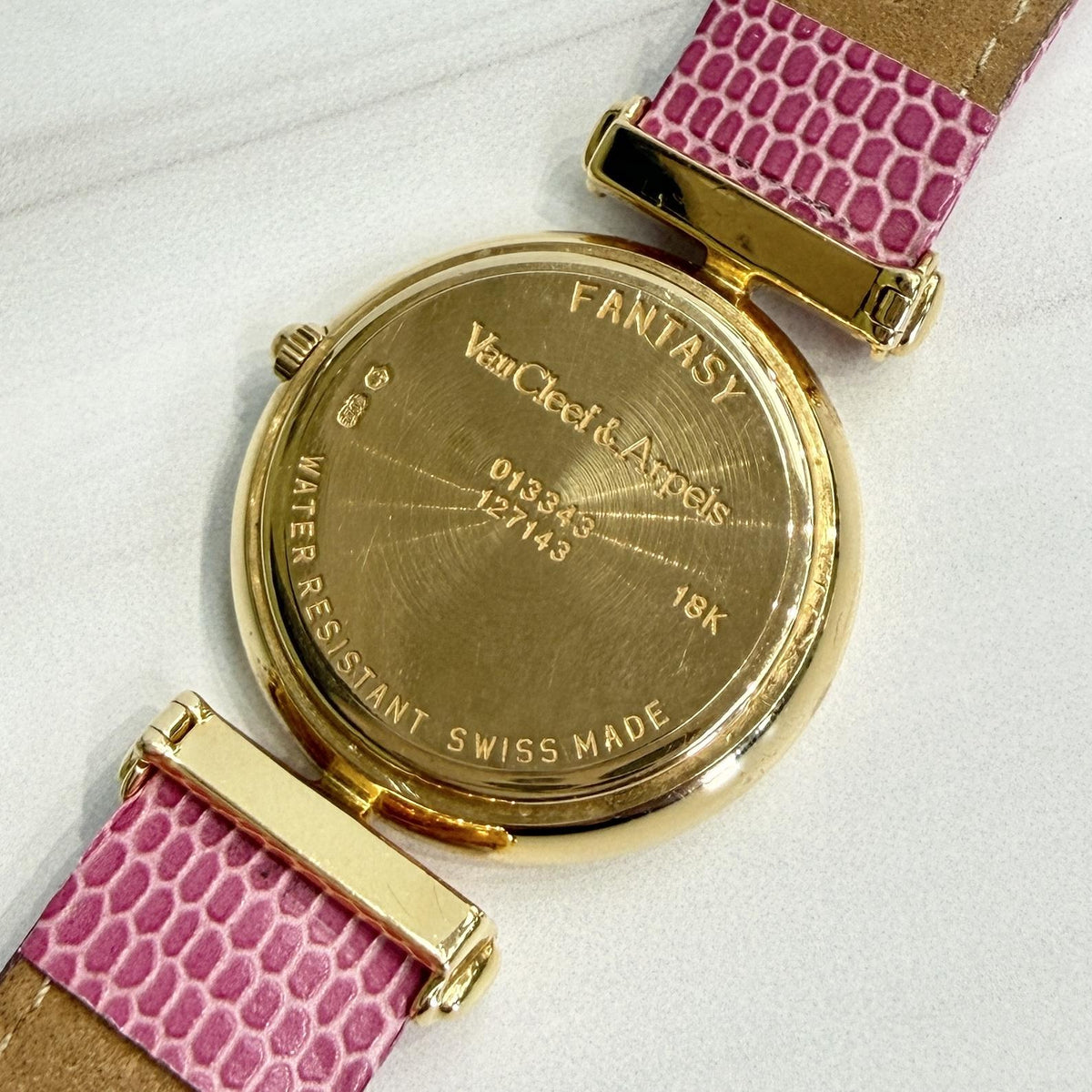 Rare Van Cleef & Arpels 18k Yellow Gold Watch