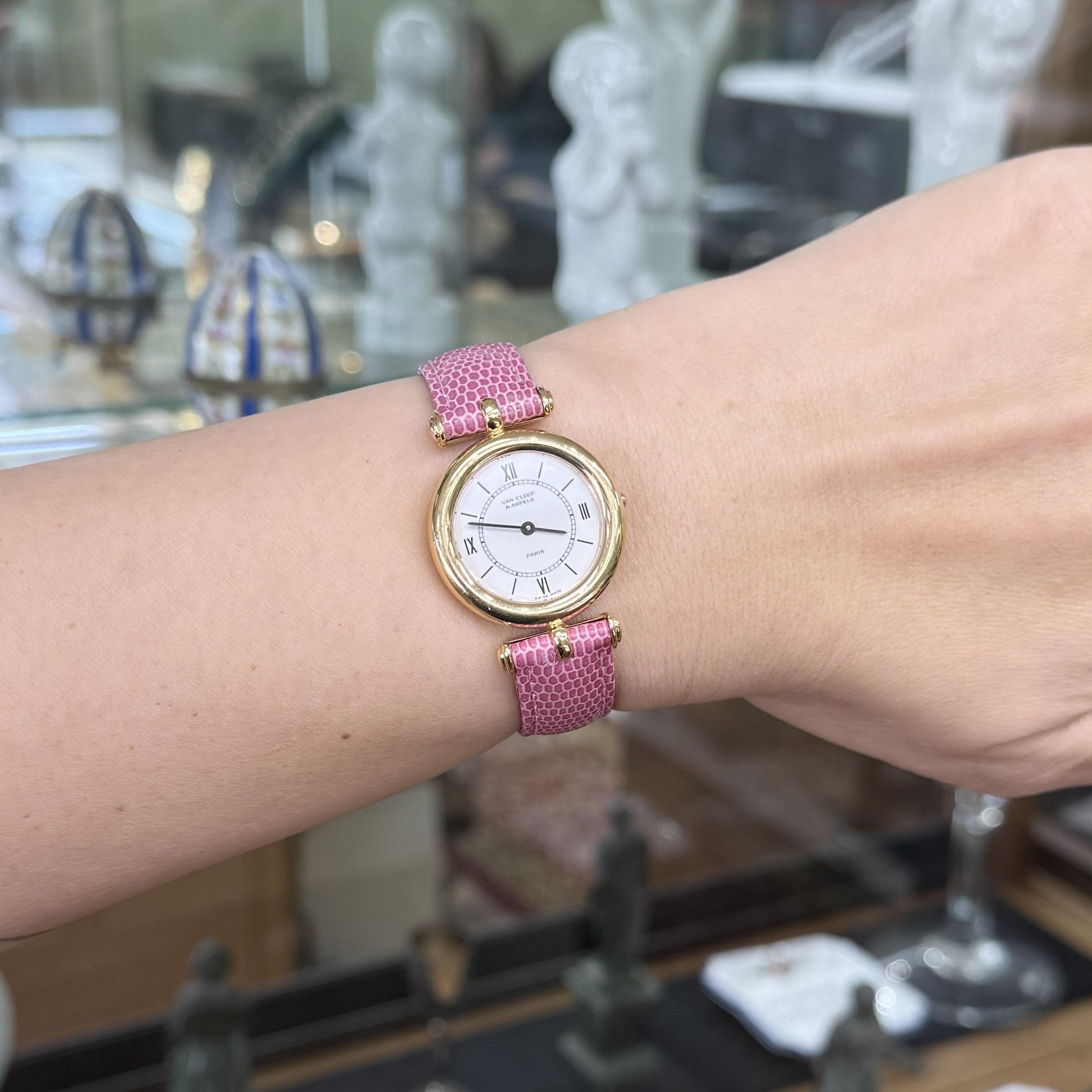 Rare Van Cleef & Arpels 18k Yellow Gold Watch