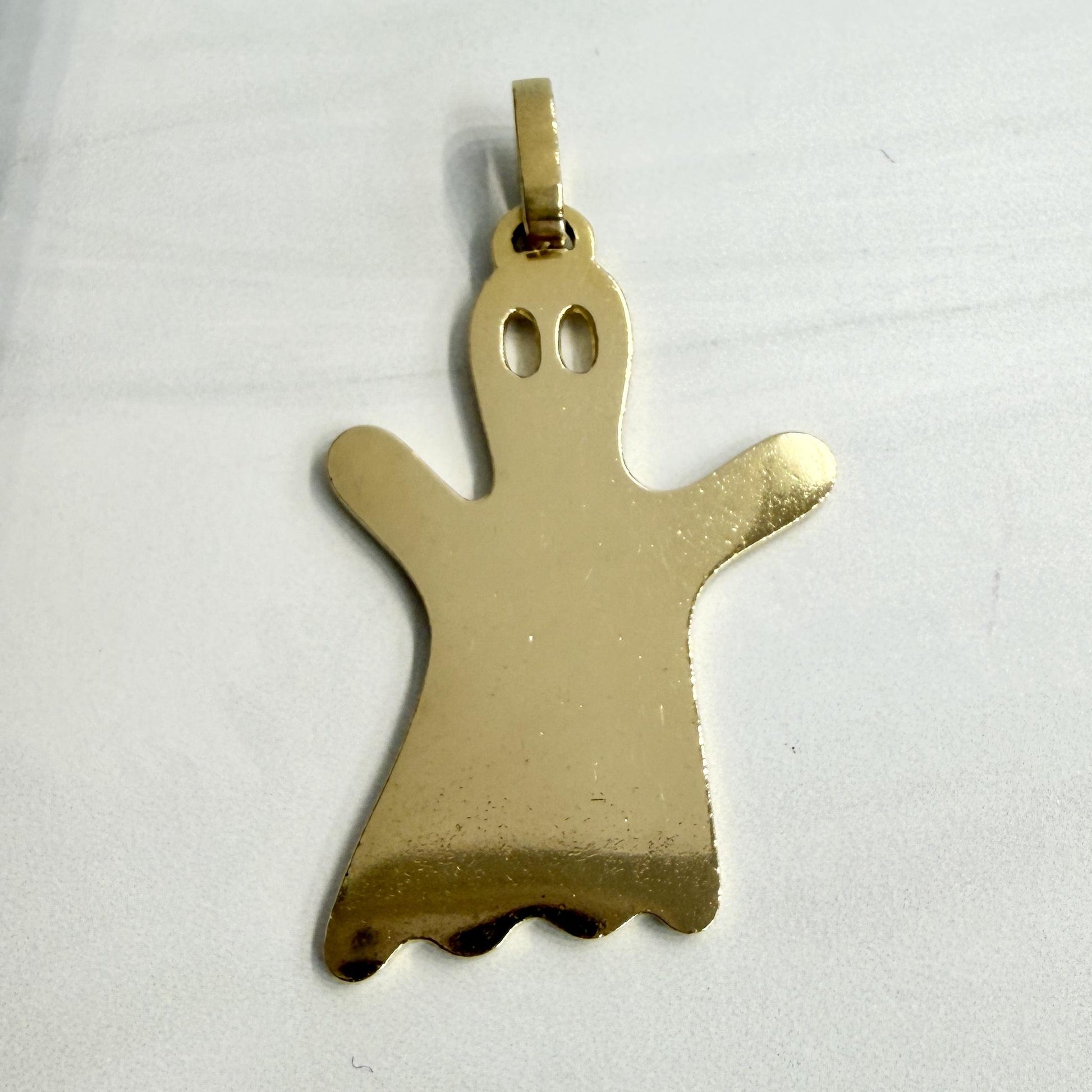 Estate Pomellato Large Ghost Pendant 18k Yellow Gold