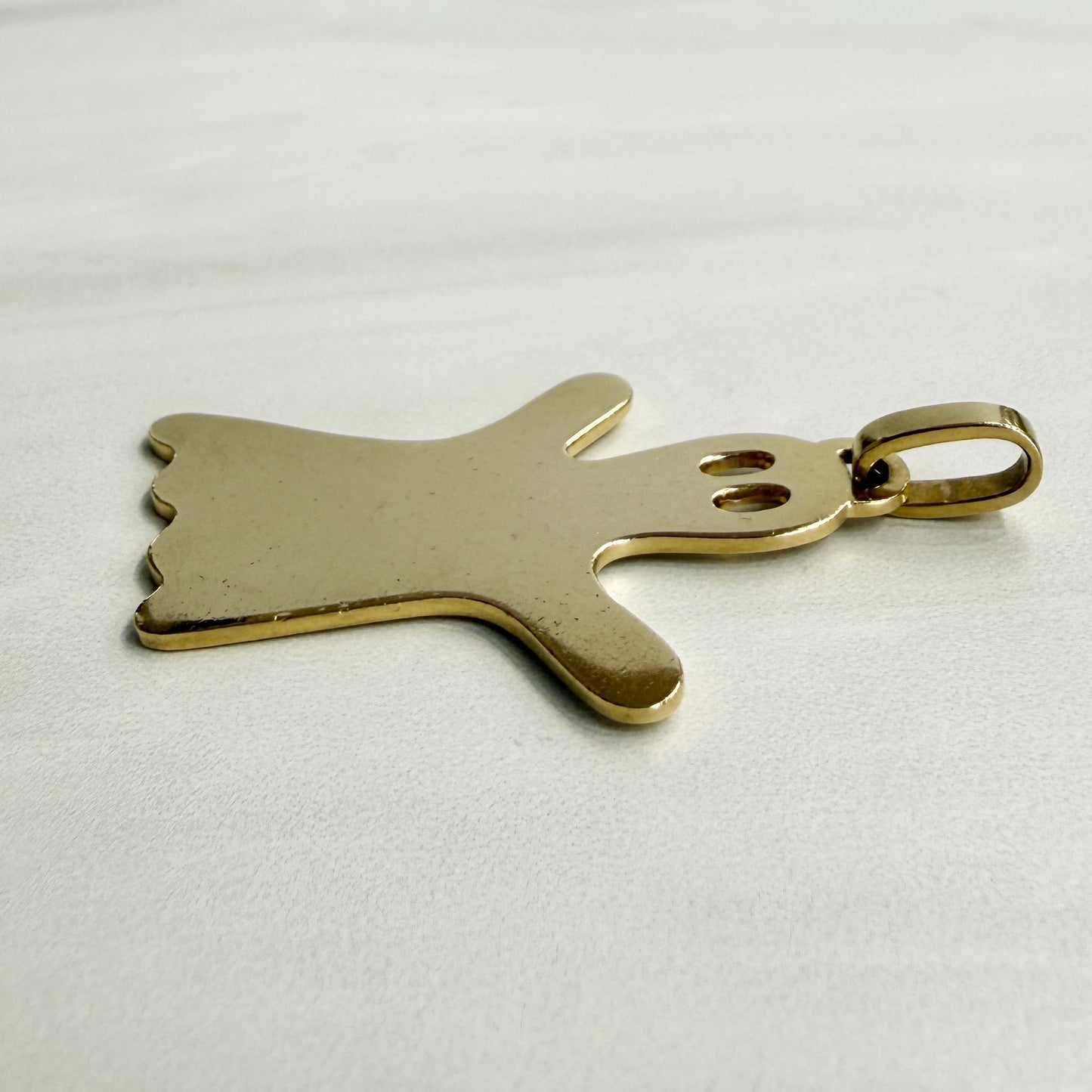 Estate Pomellato Large Ghost Pendant 18k Yellow Gold