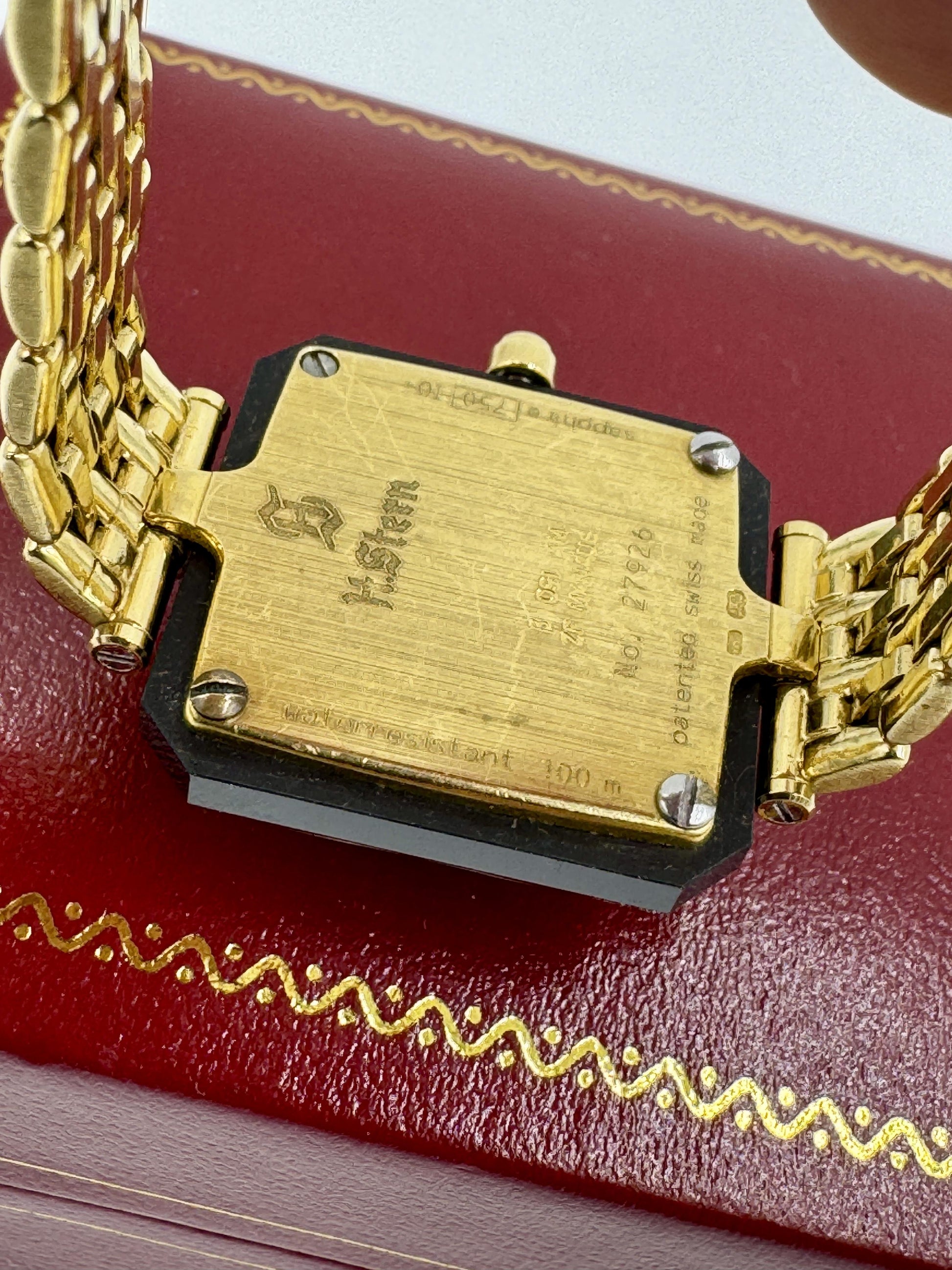 H. Stern 18k Gold Blue Sapphire and Diamond Watch