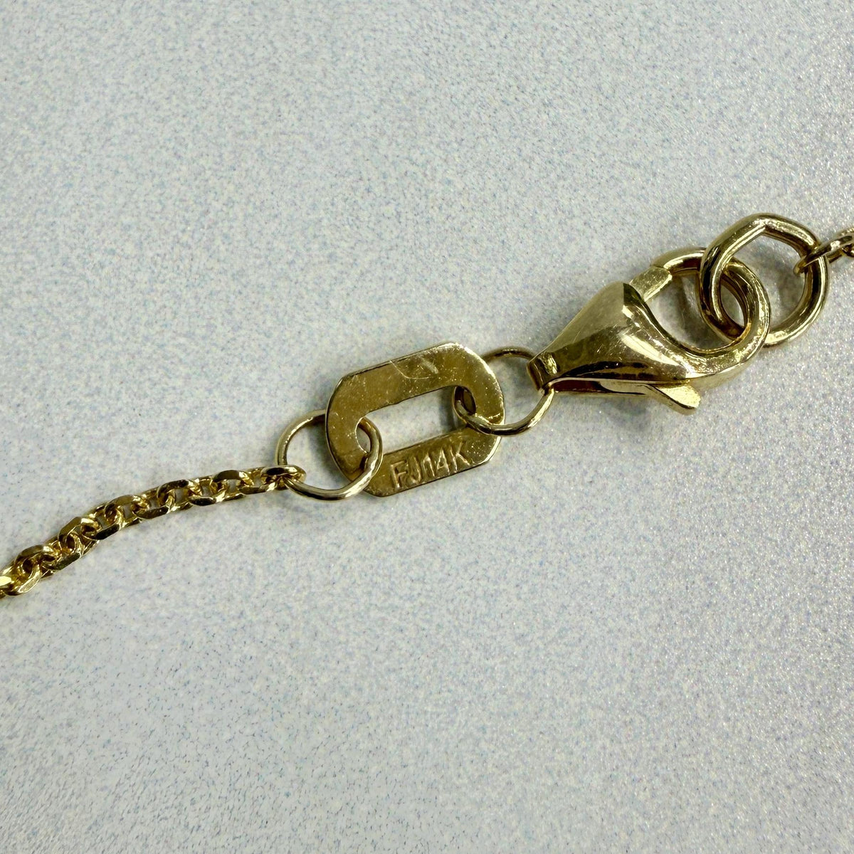 18" Diamonds by the Yard Necklace 14k Yellow Gold